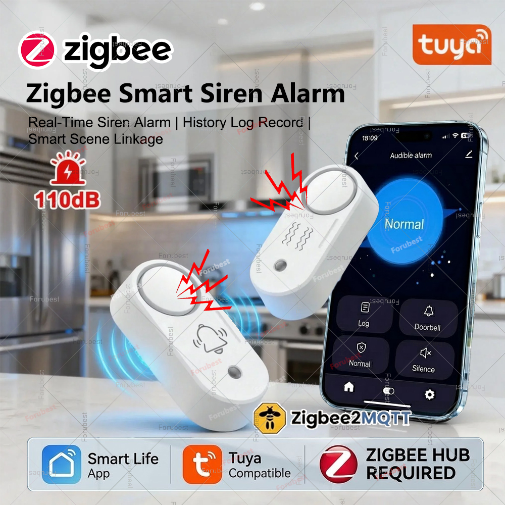Smart Home Theater - Zigbee Smart Siren Alarm Sound Light