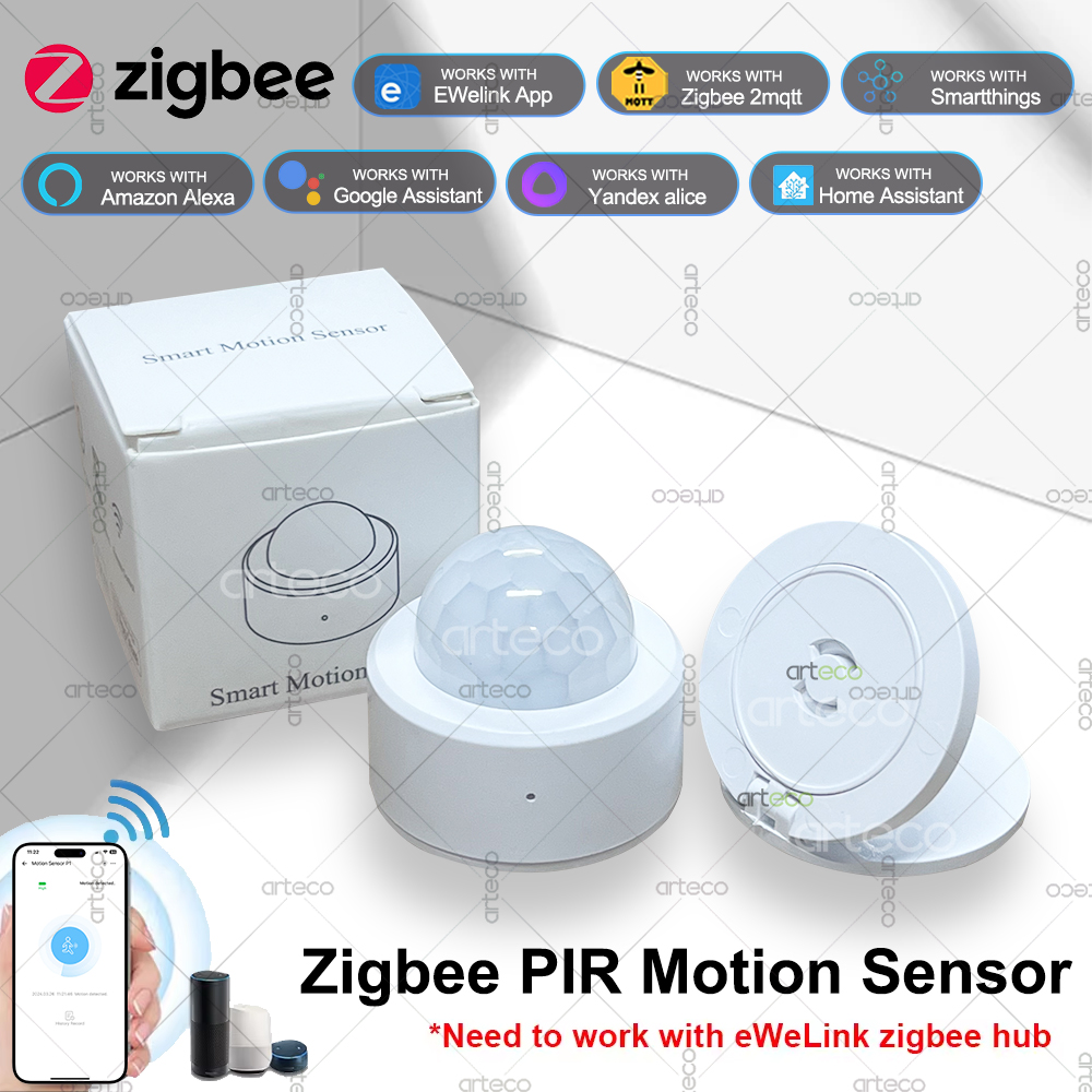 Smart Home Google Assistant - Ewelink Zigbee PIR Motion Sensor Human