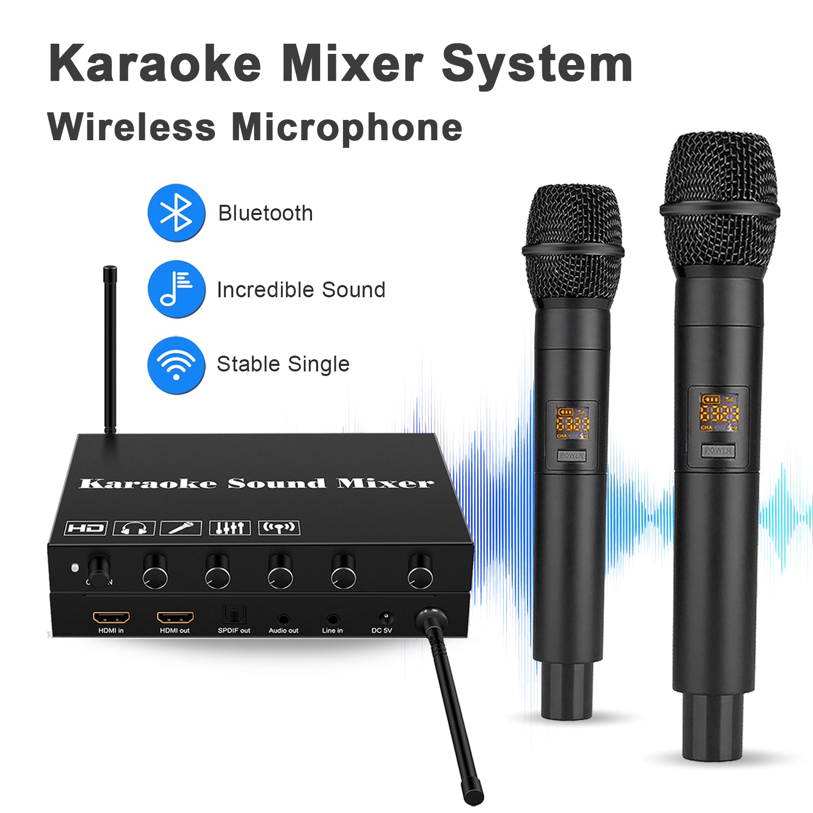 Smart Home Theater - HDMI Karaoke Player Mixer Home Theater