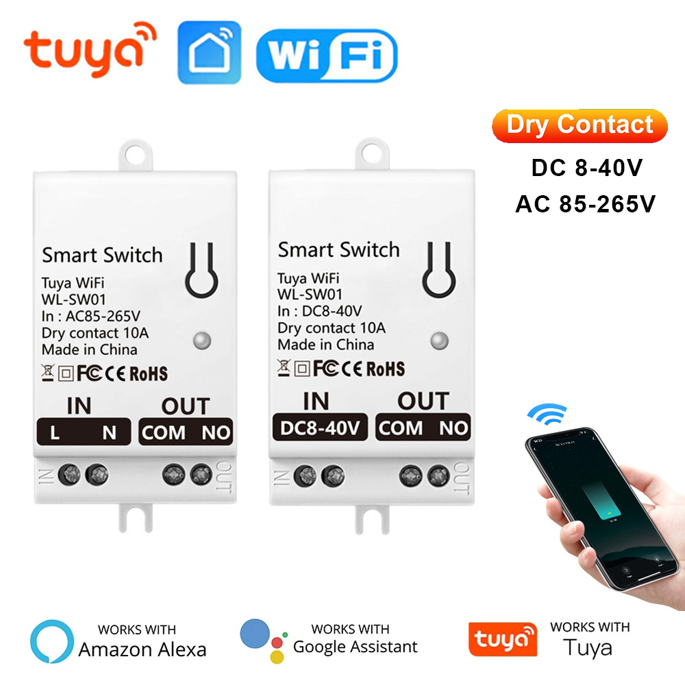 Smart Home Google Assistant - Tuya WiFi Smart Switch Module Dry