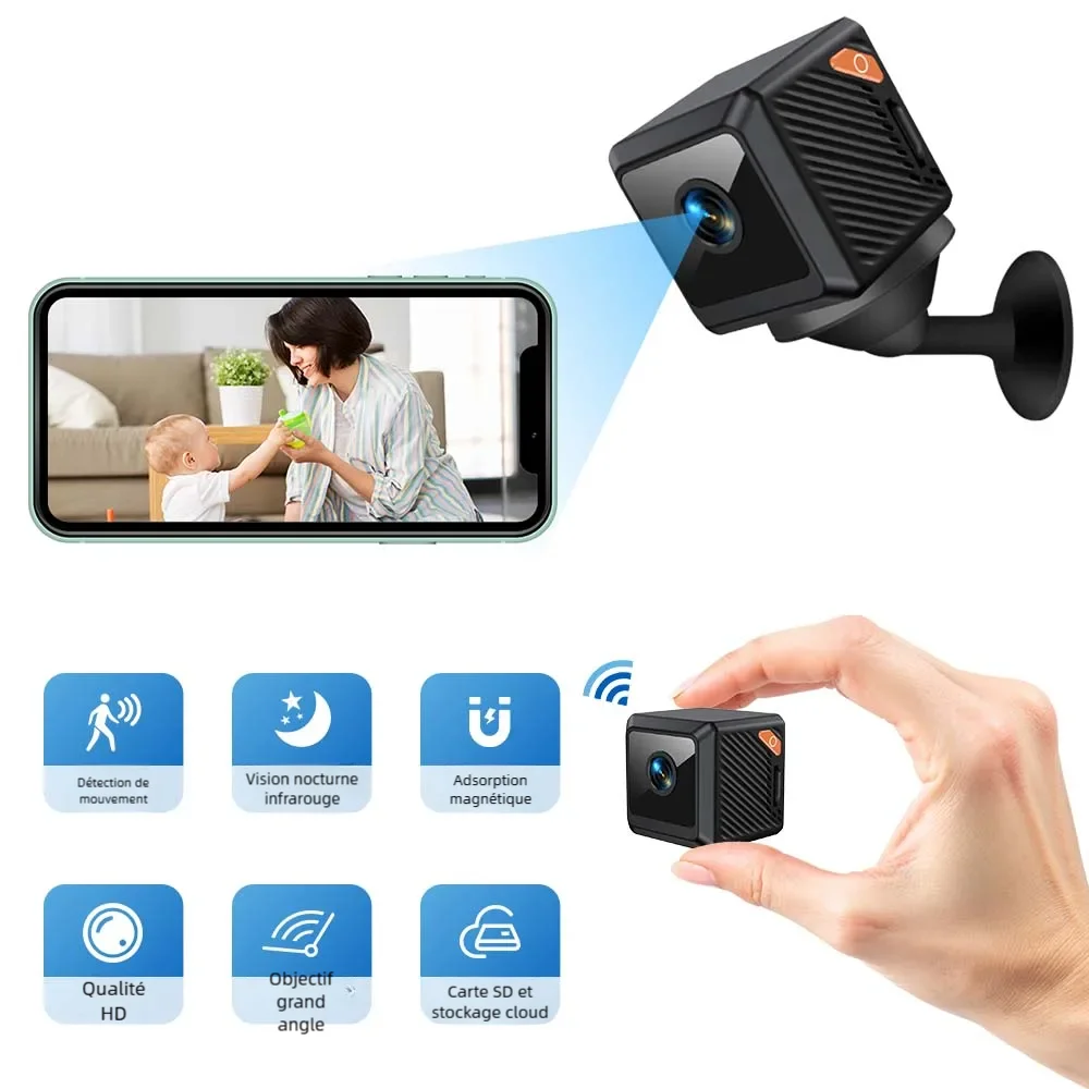 Smart Home Cctv Camera - W02 1080P mini security protection home