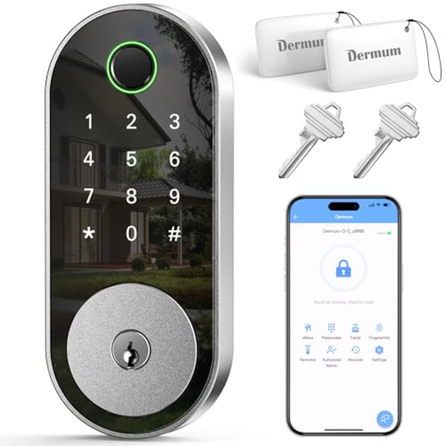 Airbnb Smart Home - Fingerprint Smart Door Lock Keypad Deadbolt