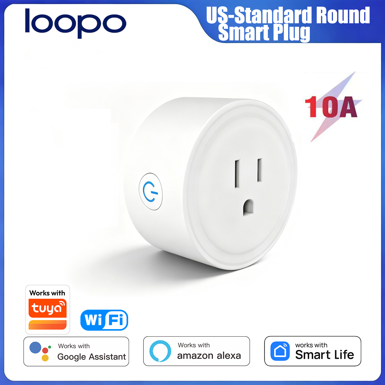 Tuya WiFi US Round 10A Smart P – Smart Home Google Assistant Bewertung und Preis