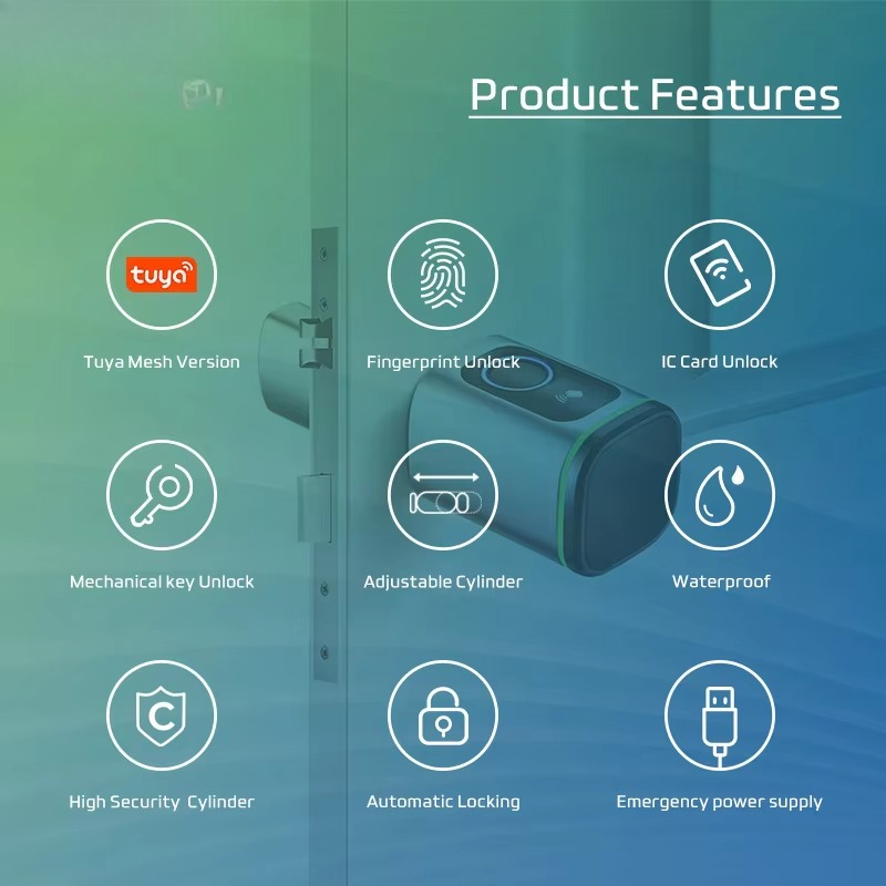 Tuya Wifi Smart Cylinder Door  – Airbnb Smart Home Bewertung und Preis