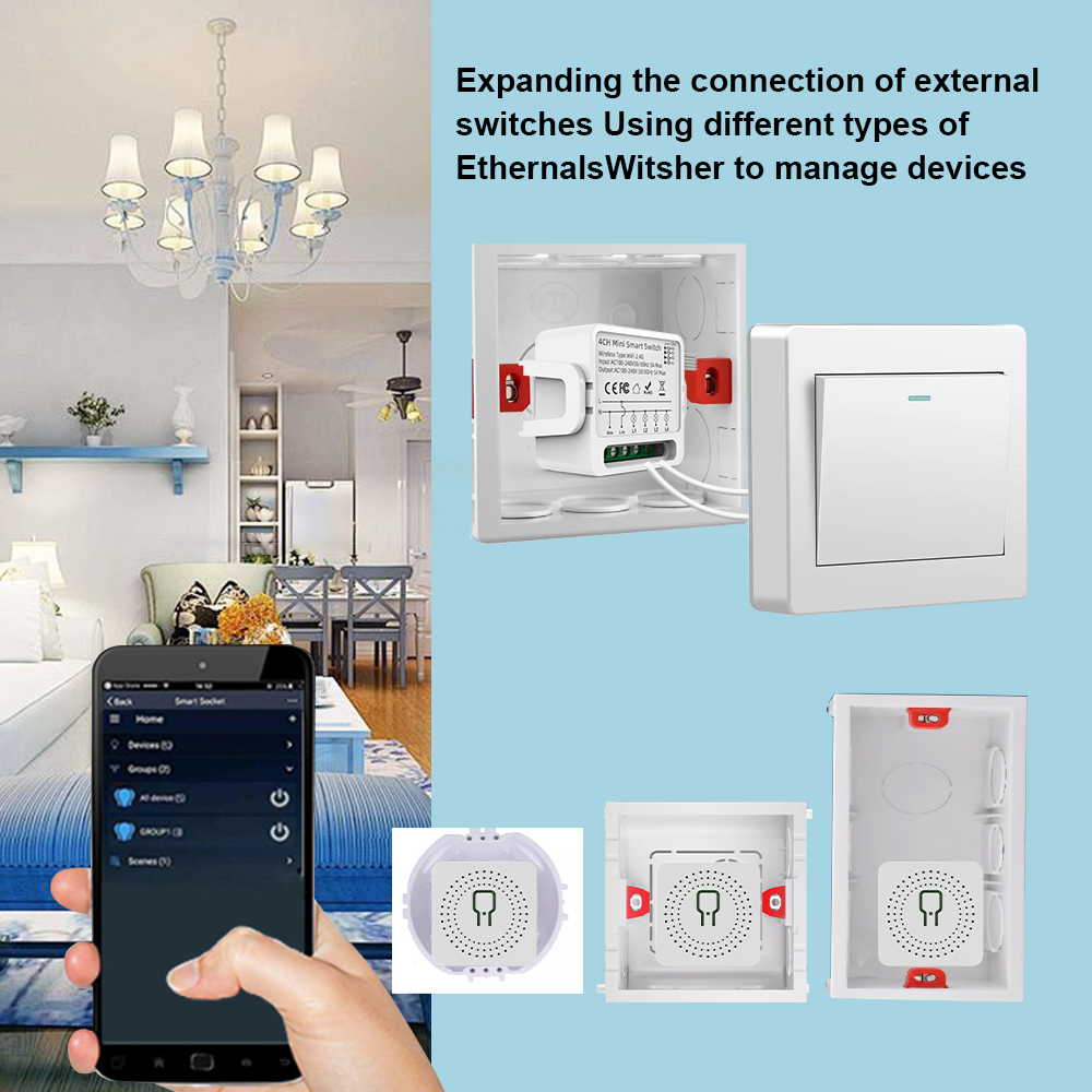 Tuya WiFi Smart Switch 1/2/3/4 – Smart Home Google Assistant Bewertung und Preis