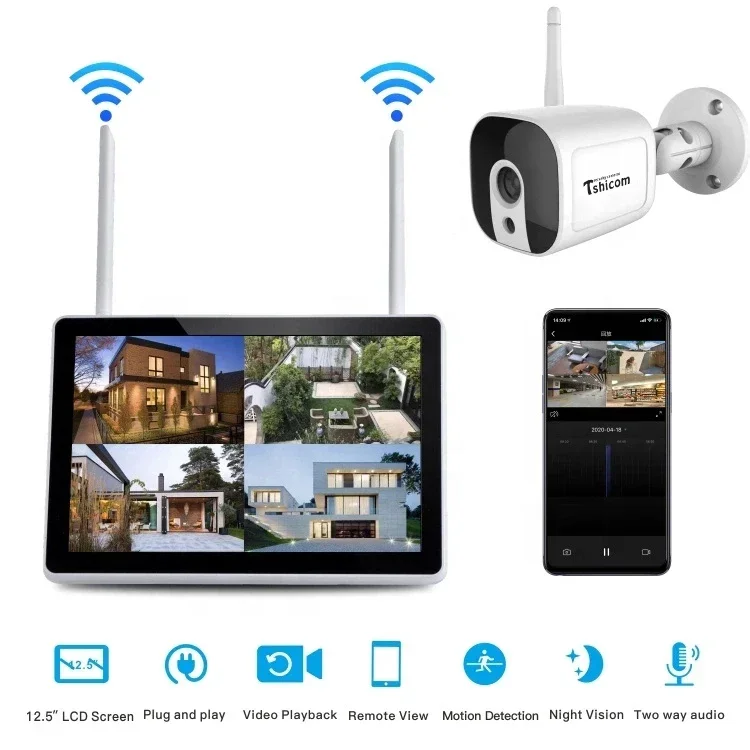 TUYA Smart Wi-Fi 4CH NVR Kit 1 – Smart Home Cctv Camera Bewertung und Preis