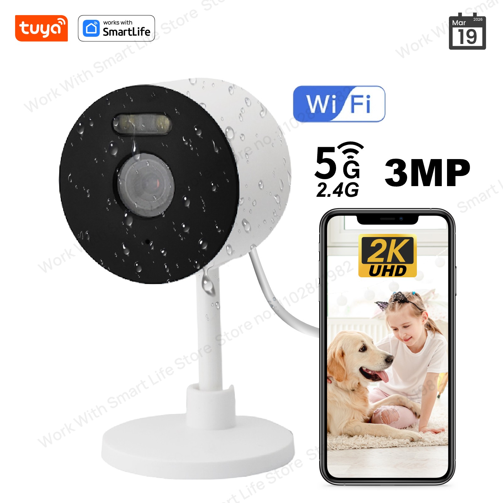 3MP HD Tuya Smart Indoor/Outdo – Smart Home Windows App Bewertung und Preis
