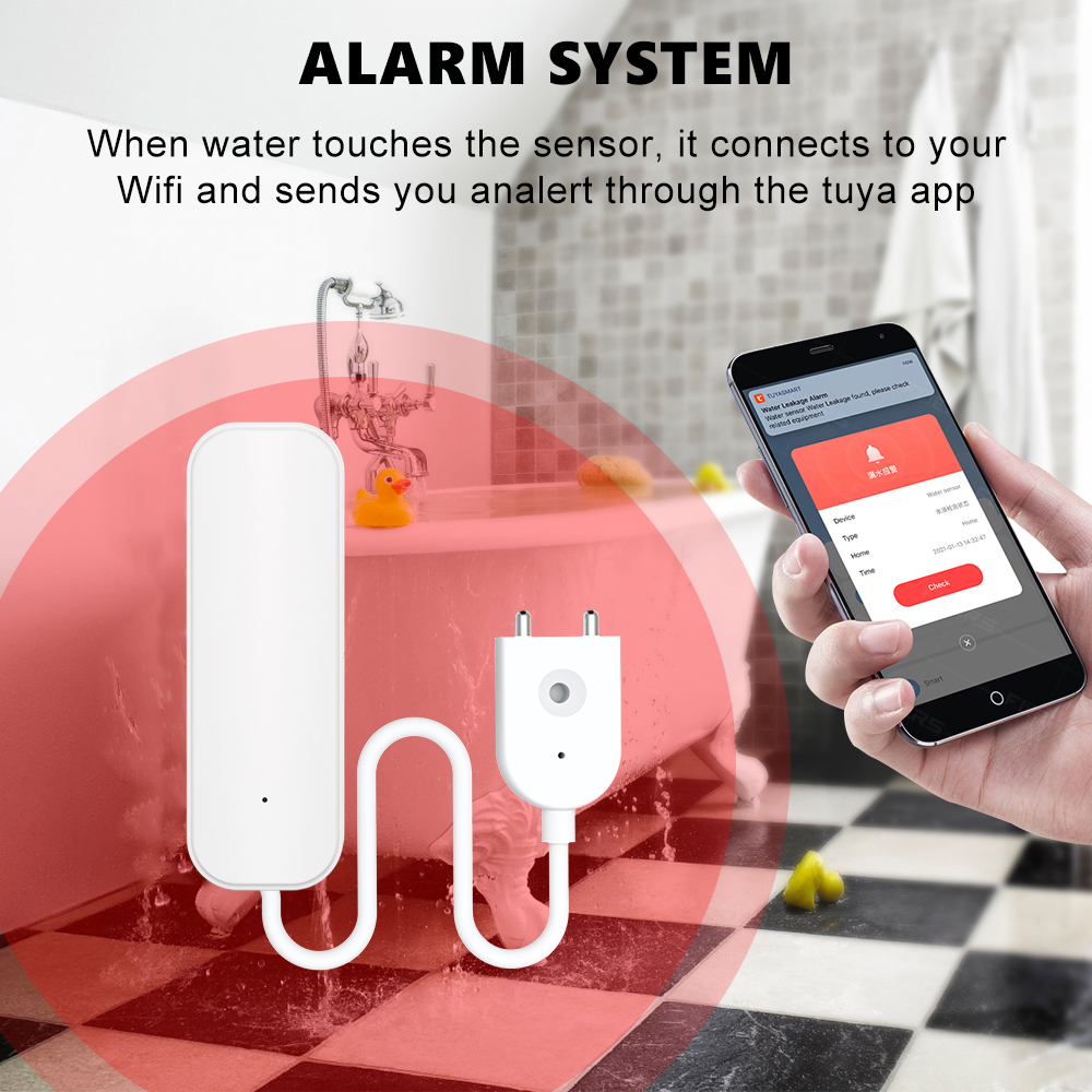 WiFi or Zigbee Water Leak Sens – Smart Home Or Smart Home Bewertung und Preis