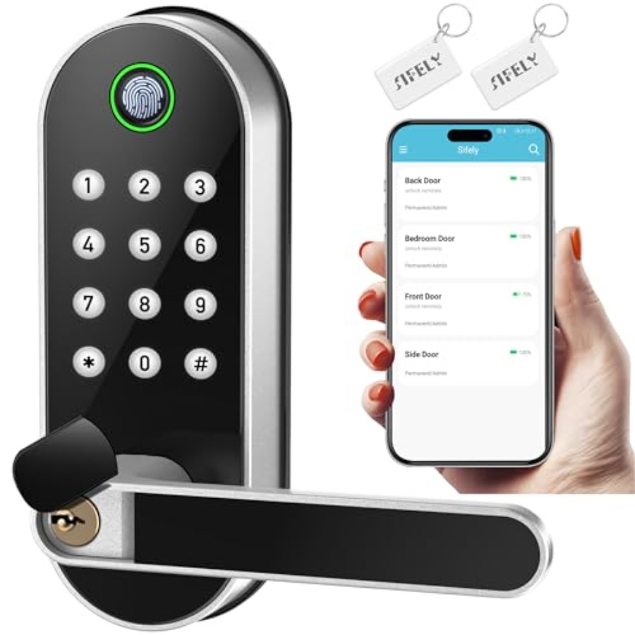 Fingerprint Smart Door Lock wi – Airbnb Smart Home Bewertung und Preis