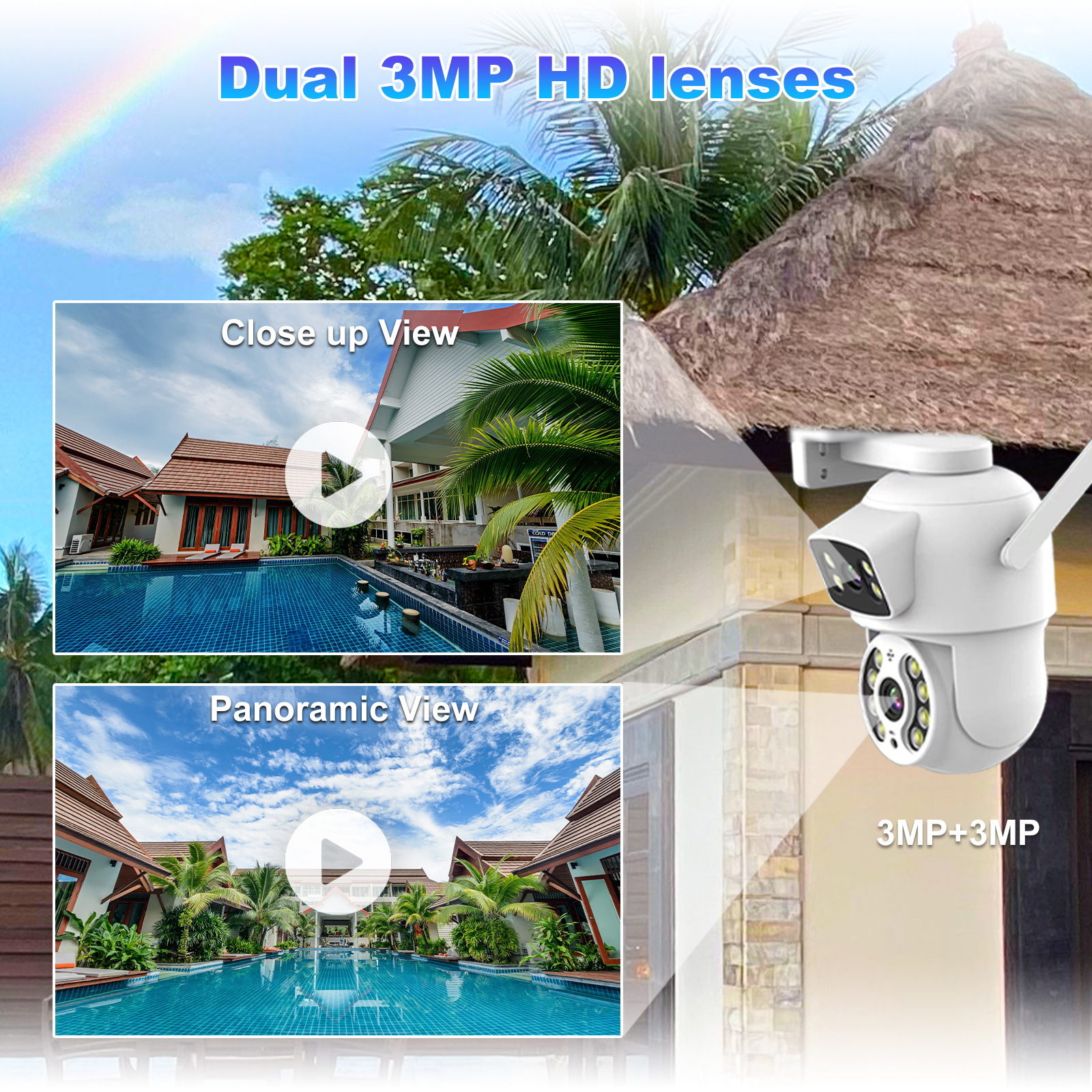 6MP 1296P iCsee APP Dual Lens  – Smart Home Windows App Bewertung und Preis