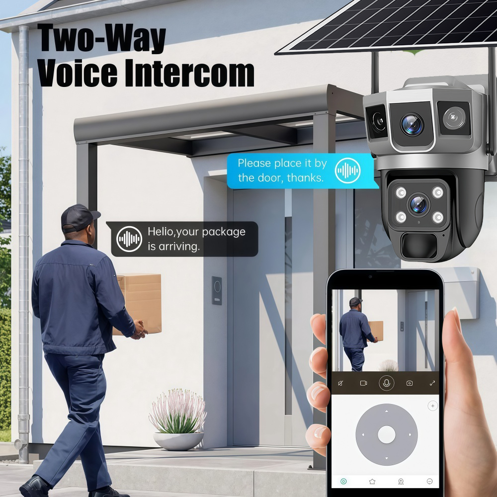 4G Camera Outdoor Solar Survei – Smart Home Cctv Camera Bewertung und Preis