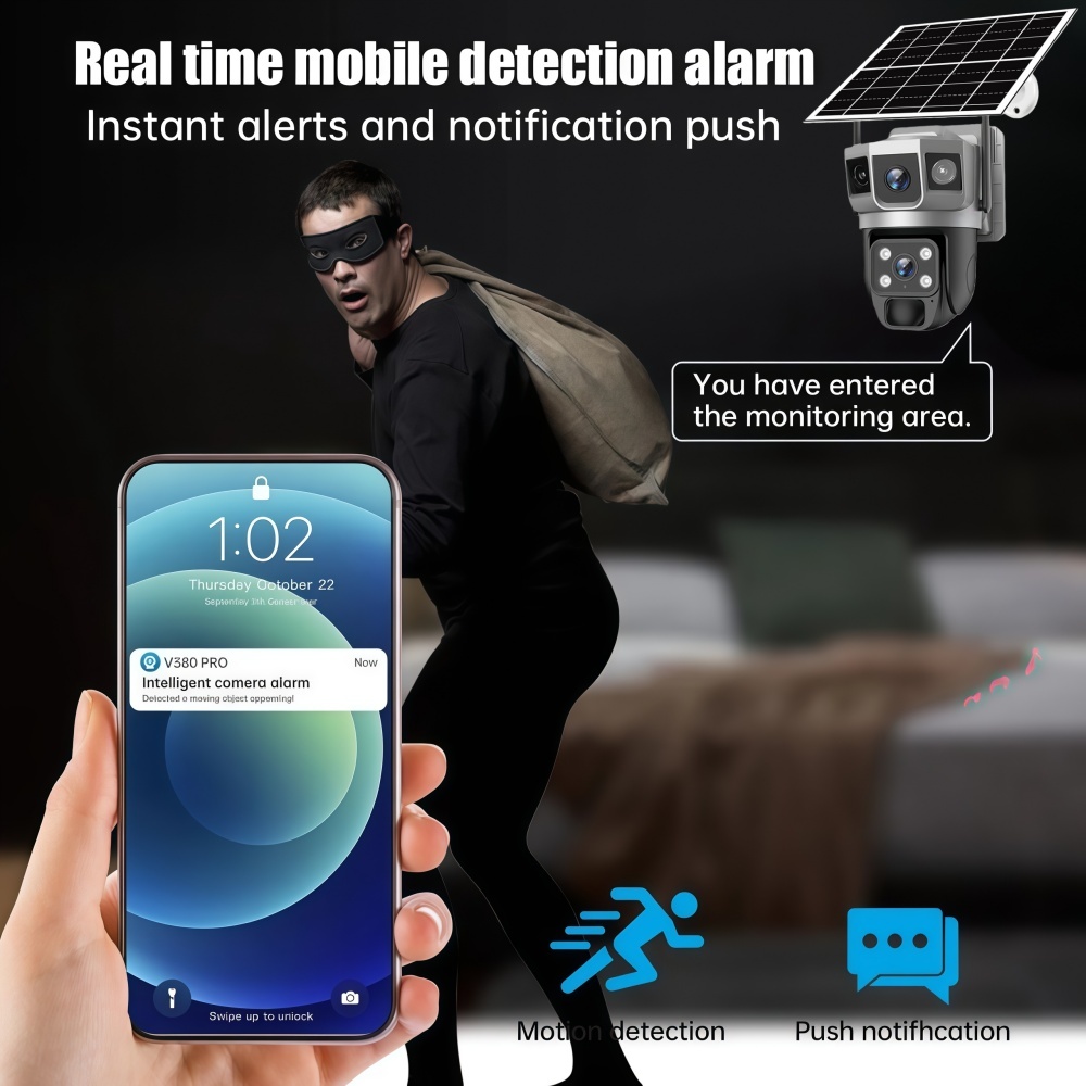 4G Camera Outdoor Solar Survei – Smart Home Cctv Camera Bewertung und Preis