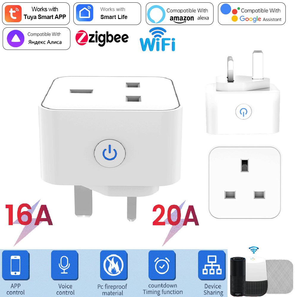 Tuya Smart Socket 16A/20A WiFi – Smart Home Or Smart Home Bewertung und Preis