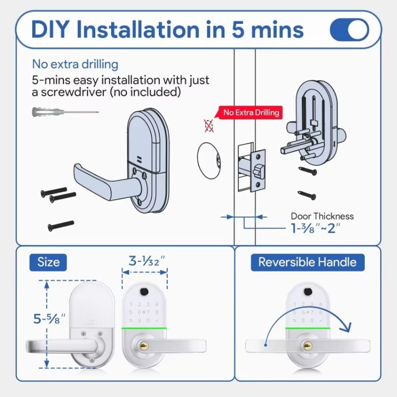 YH3157  Smart Electronic Digit – Airbnb Smart Home Bewertung und Preis