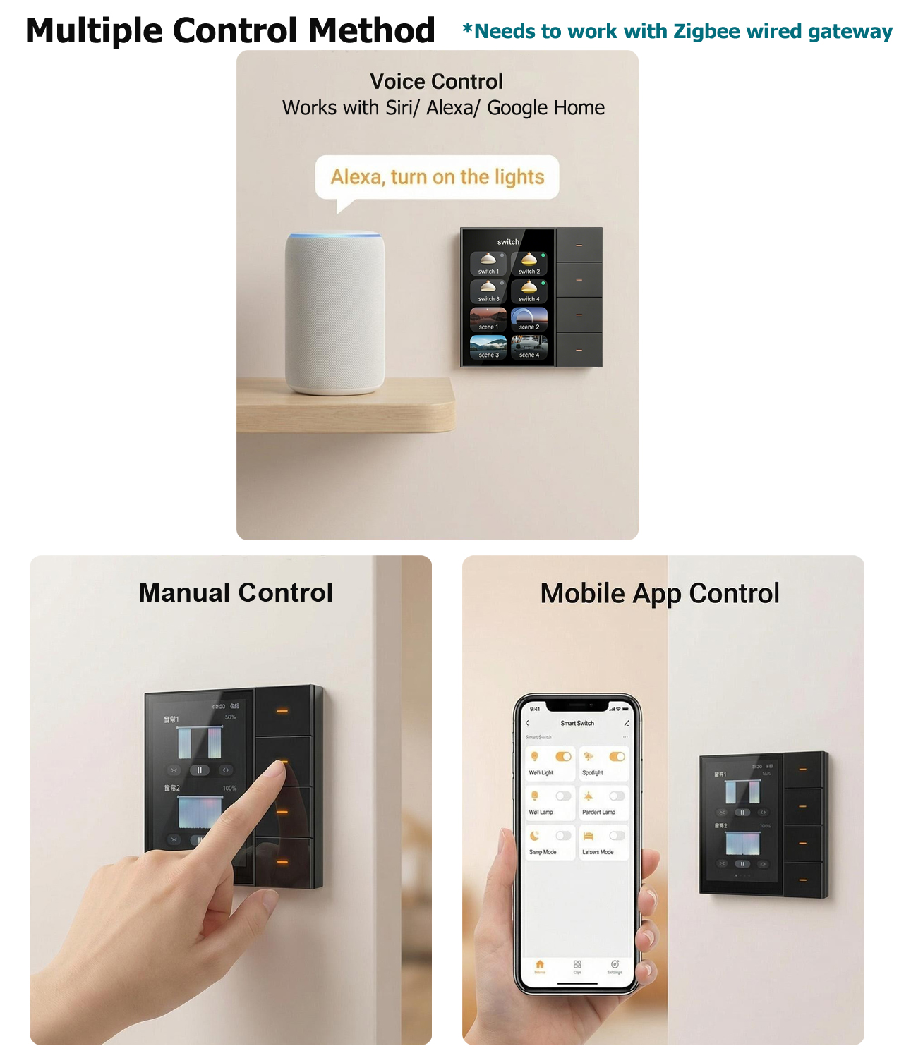 F3-pro Tuya Smart Panel ZigBee – Smart Home Control Panel Bewertung und Preis