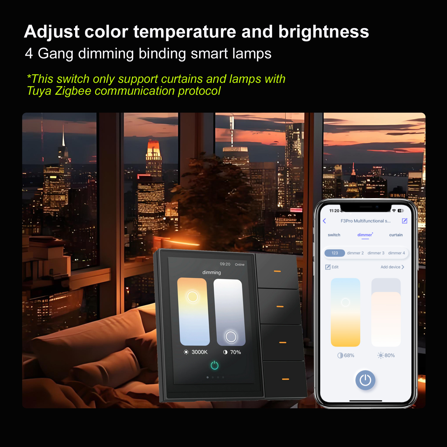 F3-pro Tuya Smart Panel ZigBee – Smart Home Control Panel Bewertung und Preis