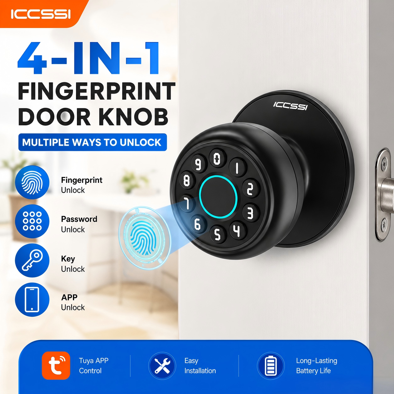 ICCSSI K10CPLUS Smart Lock Tuy – Airbnb Smart Home Bewertung und Preis