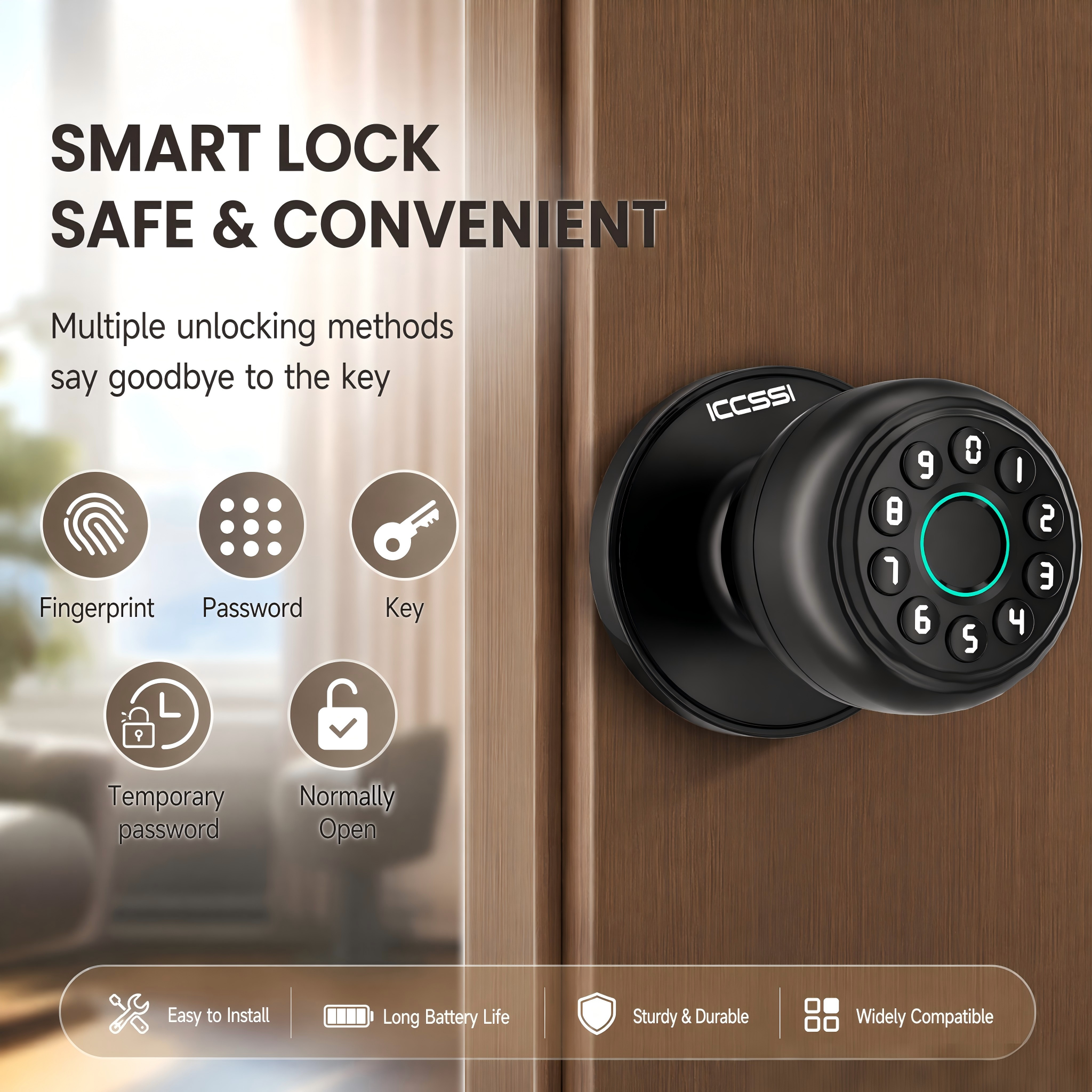 ICCSSI K10CPLUS Smart Lock Tuy – Airbnb Smart Home Bewertung und Preis