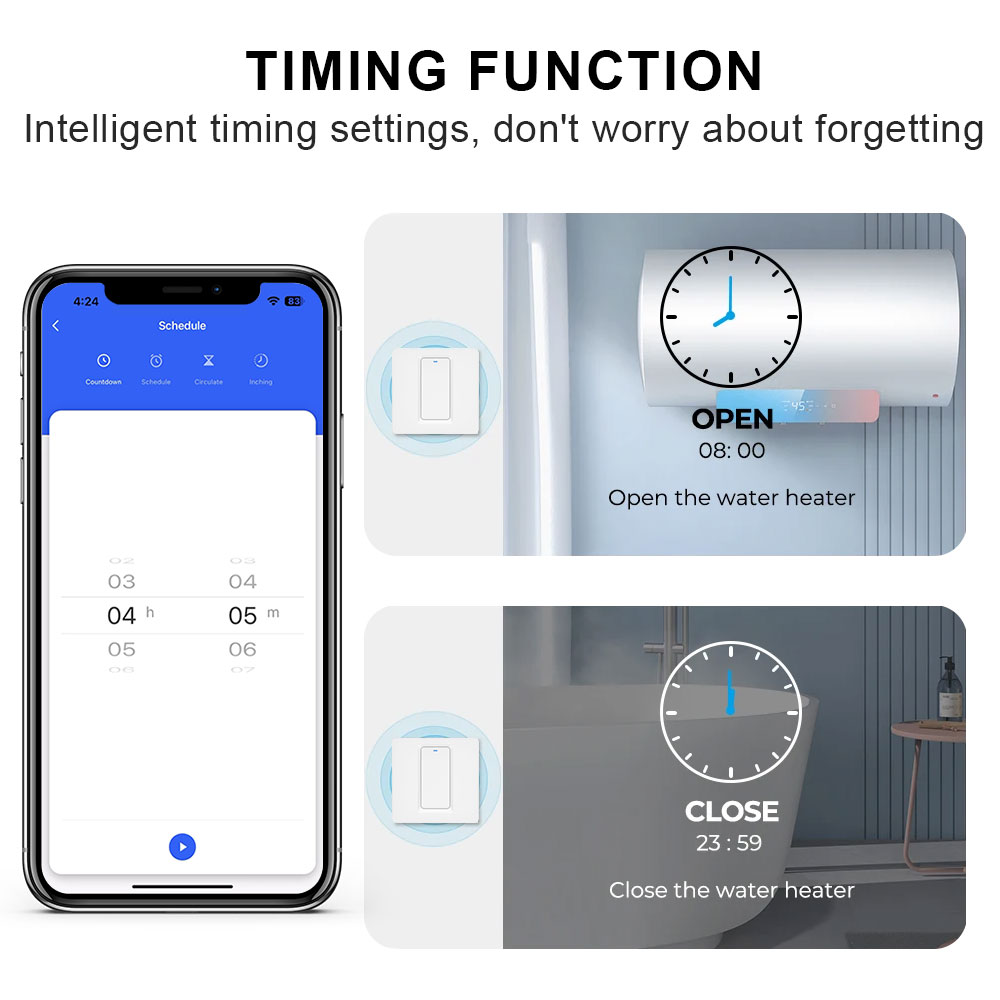 Smart Water Heater Switch/WiFi – Smart Home Google Assistant Bewertung und Preis