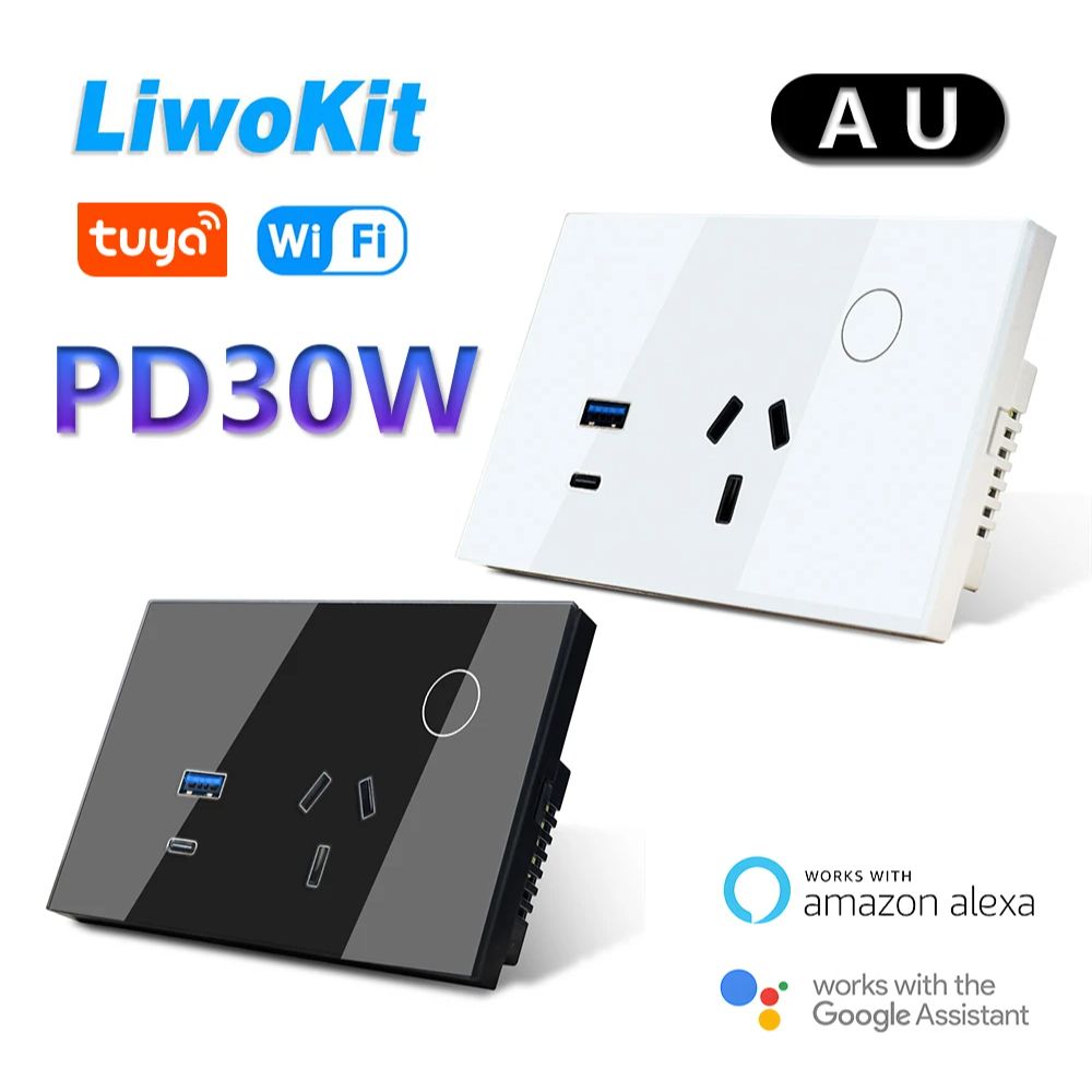 LiwoKit AU Tuya Wifi Wall Sock – Smart Home Or Smart Home Bewertung und Preis