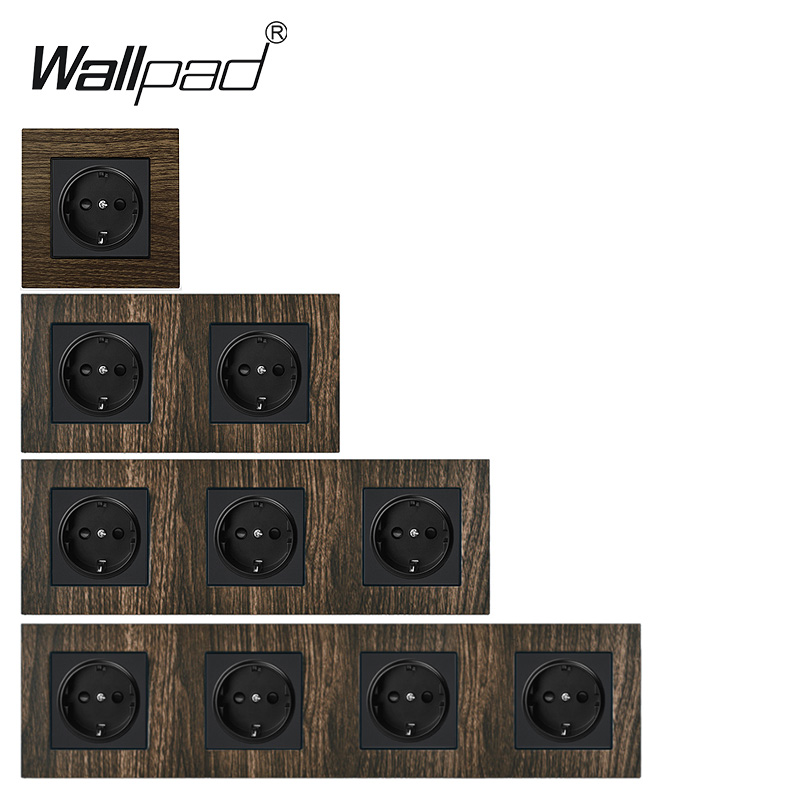 Wood Design EU Socket Wallpad  – Smart Home Or Smart Home Bewertung und Preis