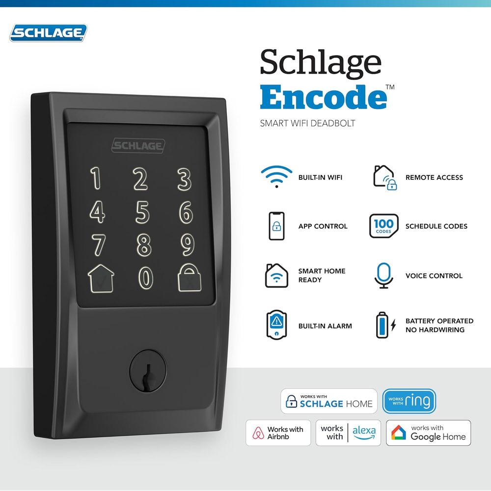 Encode Smart Wi-i Deadbolt Loc – Airbnb Smart Home Bewertung und Preis