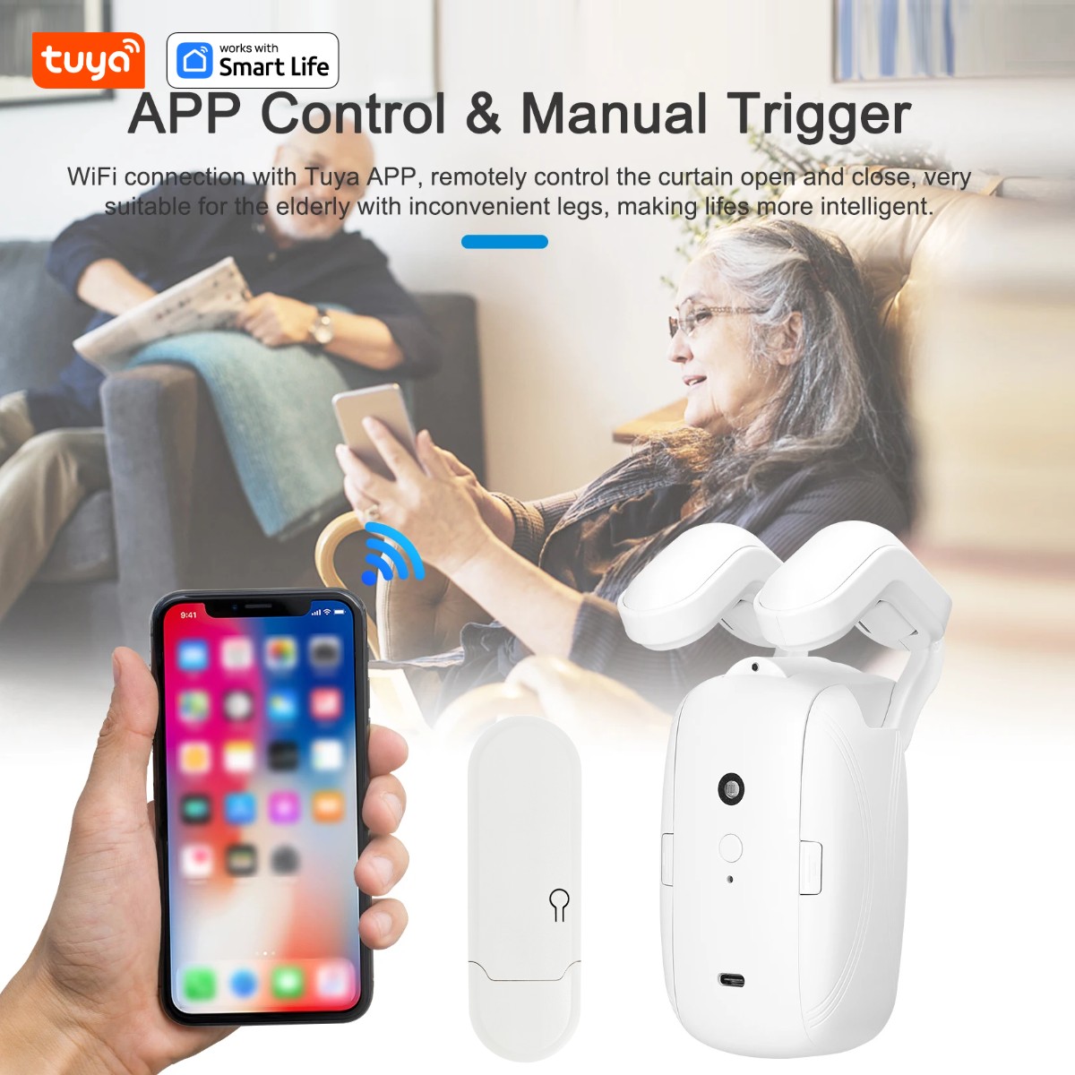 1/2PCS Tuya Smart WiFi Curtain – Smart Home Wifi Hub Bewertung und Preis