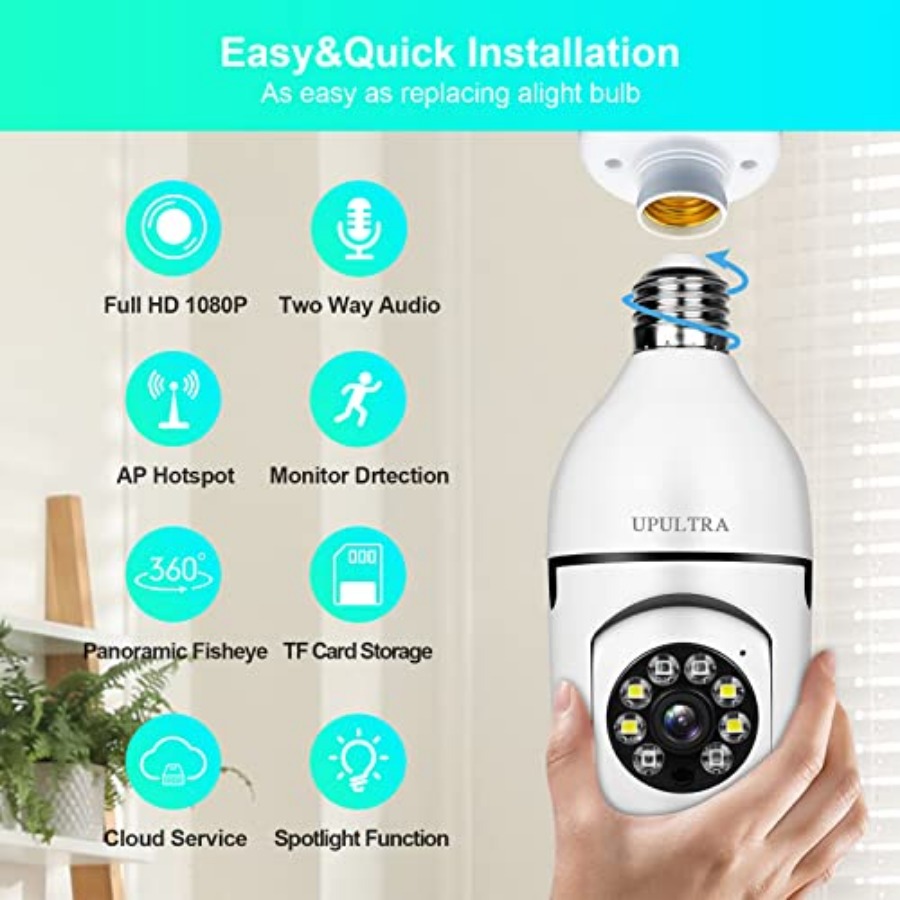 Light Bulb 1080P Security Wire – Smart Home Ac Bewertung und Preis