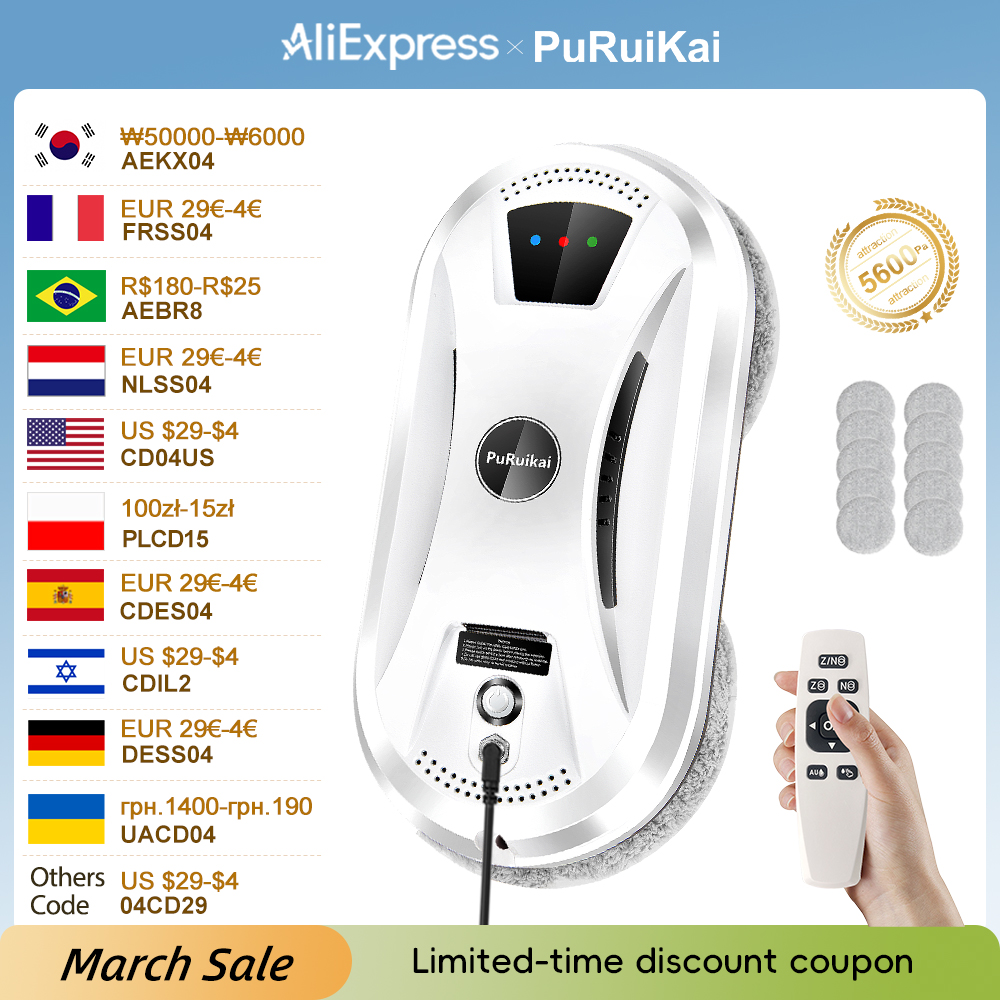 PuRuiKai Home Window Cleaning  – Vacuum Cleaner Smart Home Bewertung und Preis