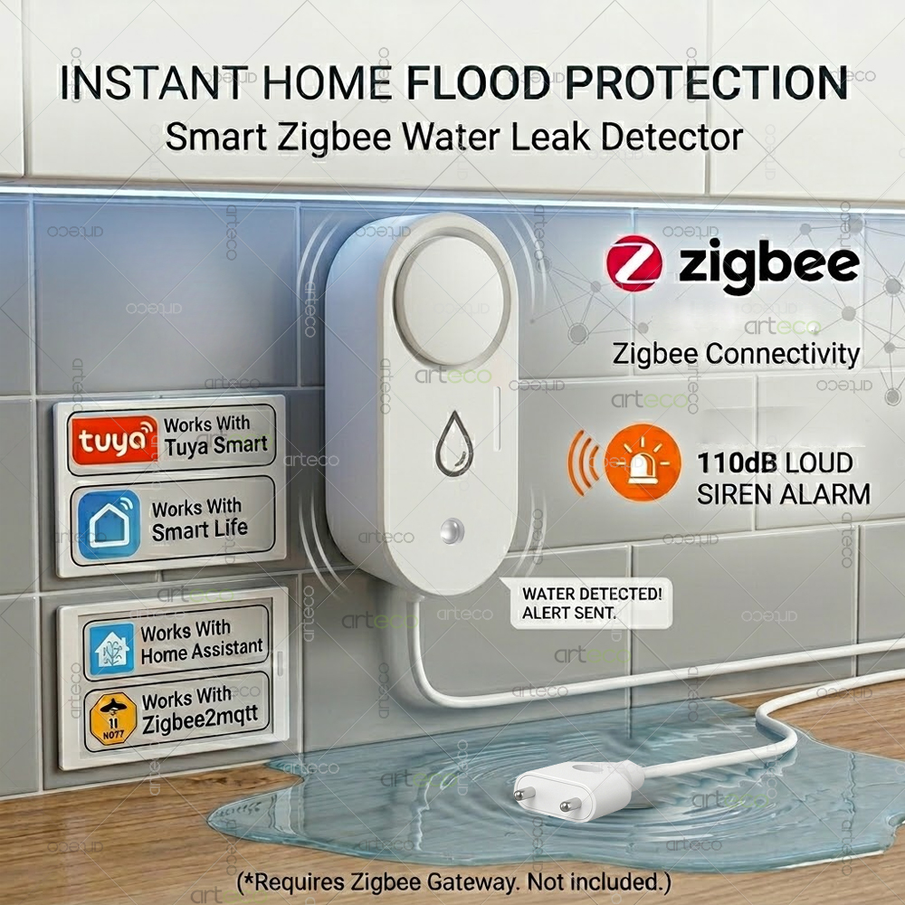 Zigbee Water Leak Detector Sma – Smart Home Theater Bewertung und Preis