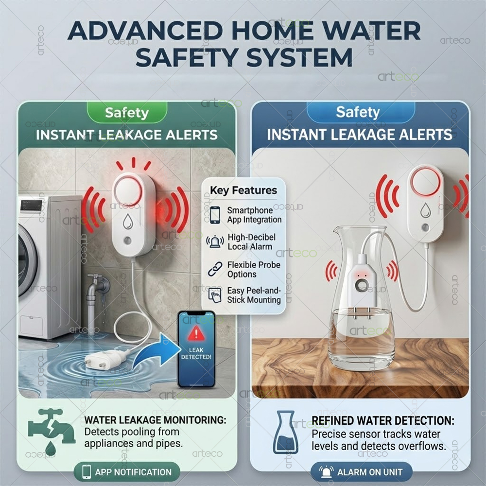 Zigbee Water Leak Detector Sma – Smart Home Theater Bewertung und Preis