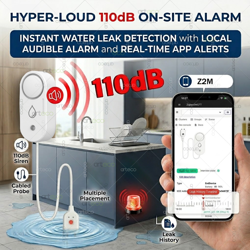 Zigbee Water Leak Detector Sma – Smart Home Theater Bewertung und Preis