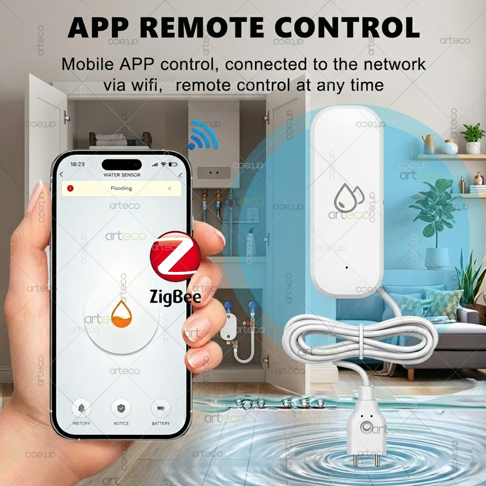 Zigbee Water Leak Detector Sma – Smart Home Theater Bewertung und Preis