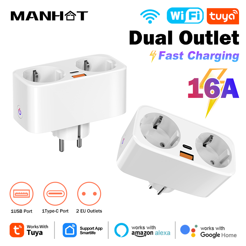Tuya 16A WiFi Smart EU Plug PD – Smart Home Google Assistant Bewertung und Preis