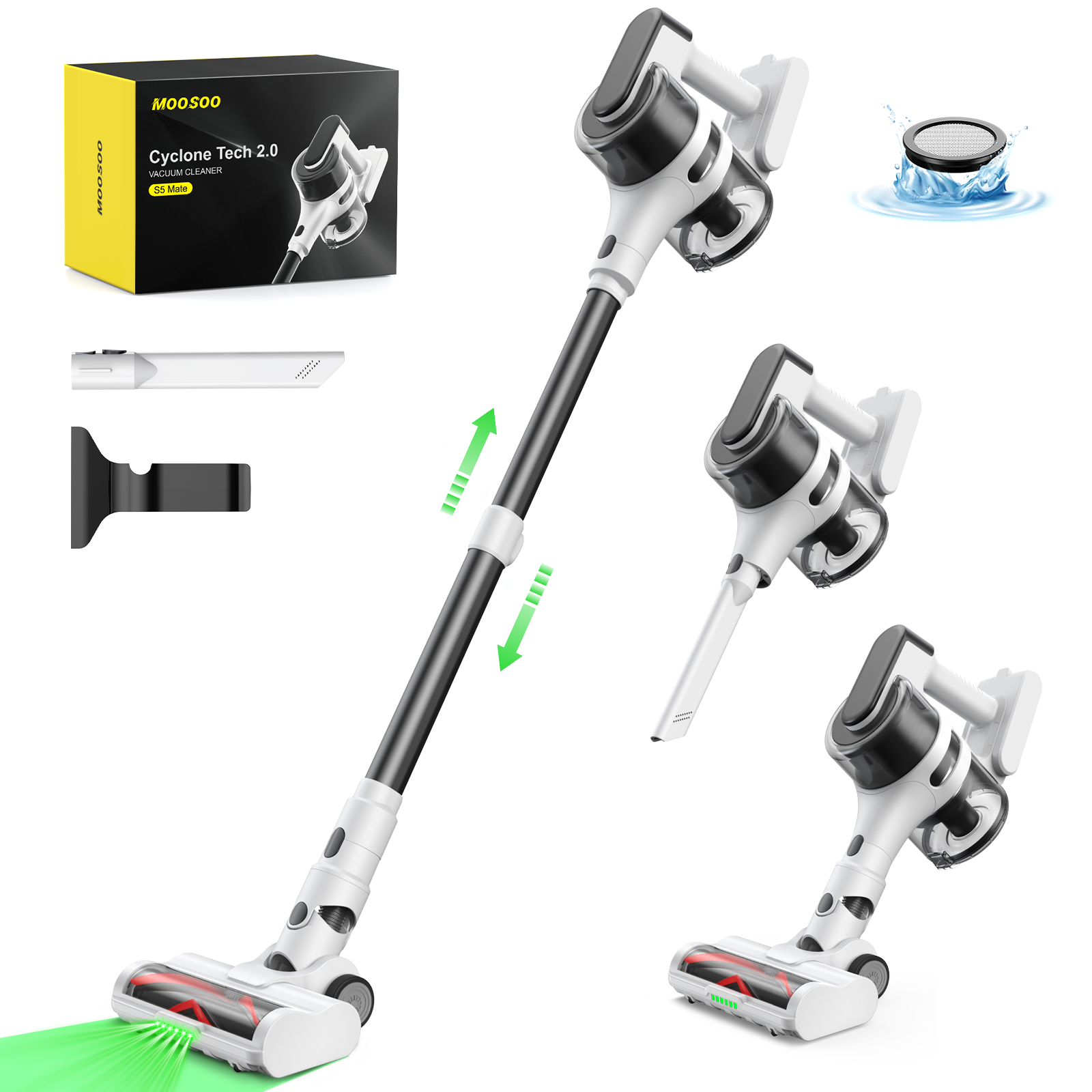 Moosoo S5Mate Cordless Vacuum  – Vacuum Cleaner Smart Home Bewertung und Preis