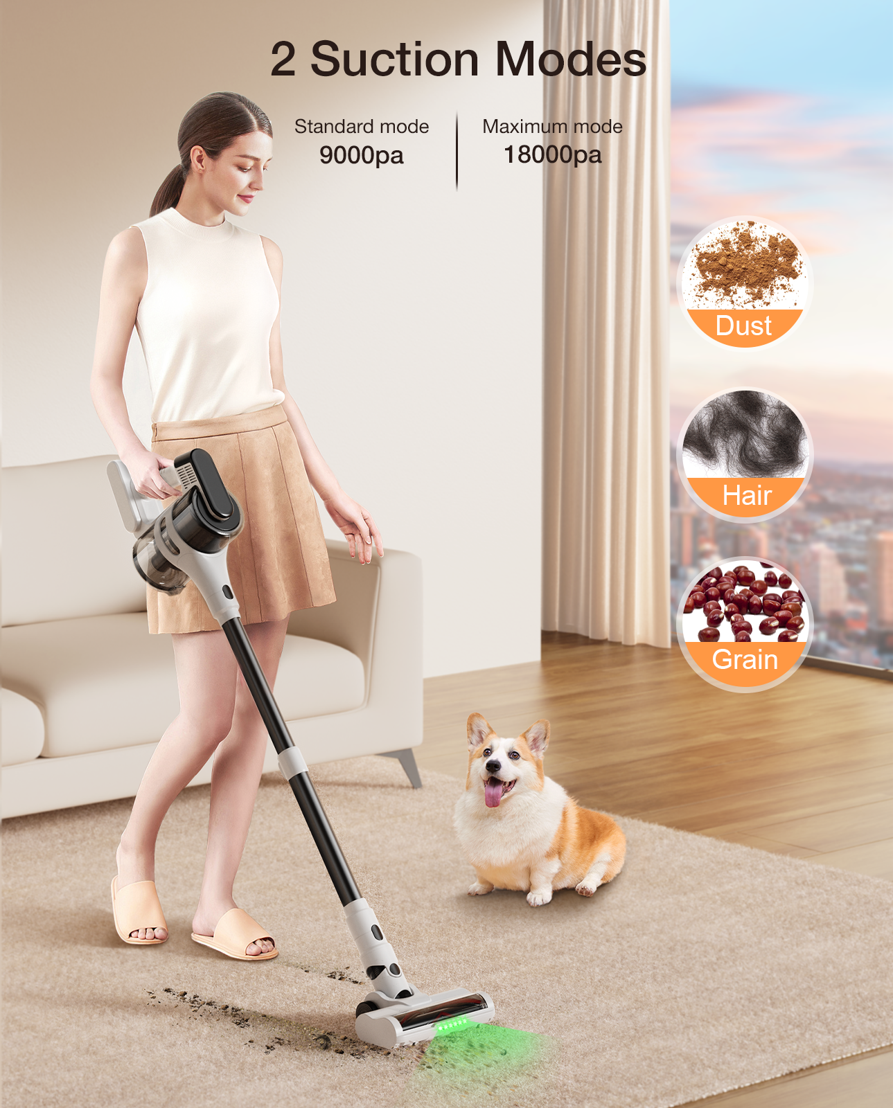 Moosoo S5Mate Cordless Vacuum  – Vacuum Cleaner Smart Home Bewertung und Preis