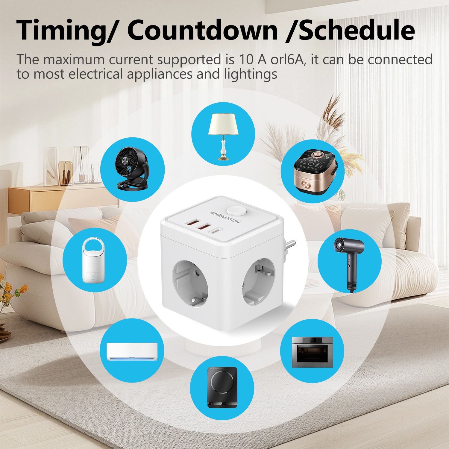 3 EU Plug 2 USB-A 1 Type-C Por – Smart Home Or Smart Home Bewertung und Preis
