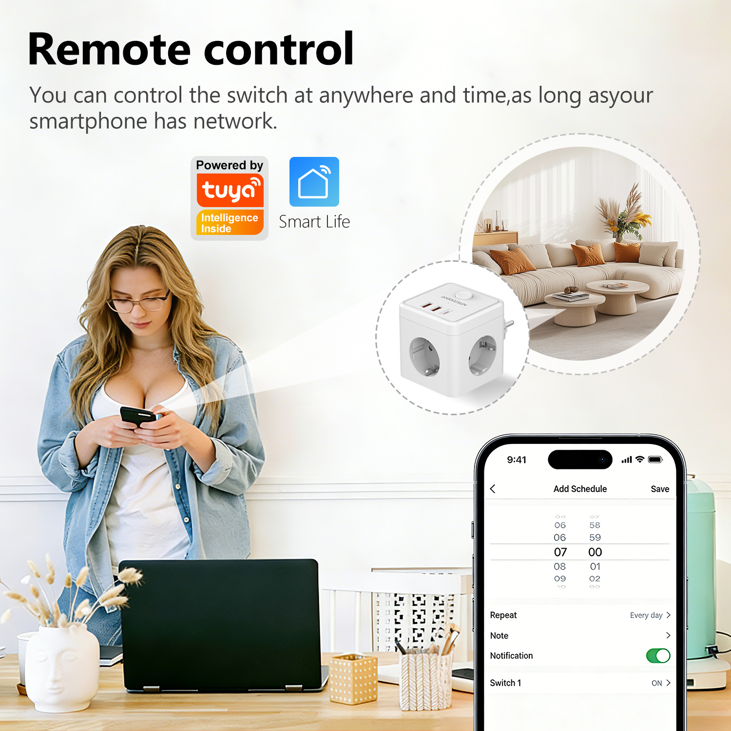 3 EU Plug 2 USB-A 1 Type-C Por – Smart Home Or Smart Home Bewertung und Preis