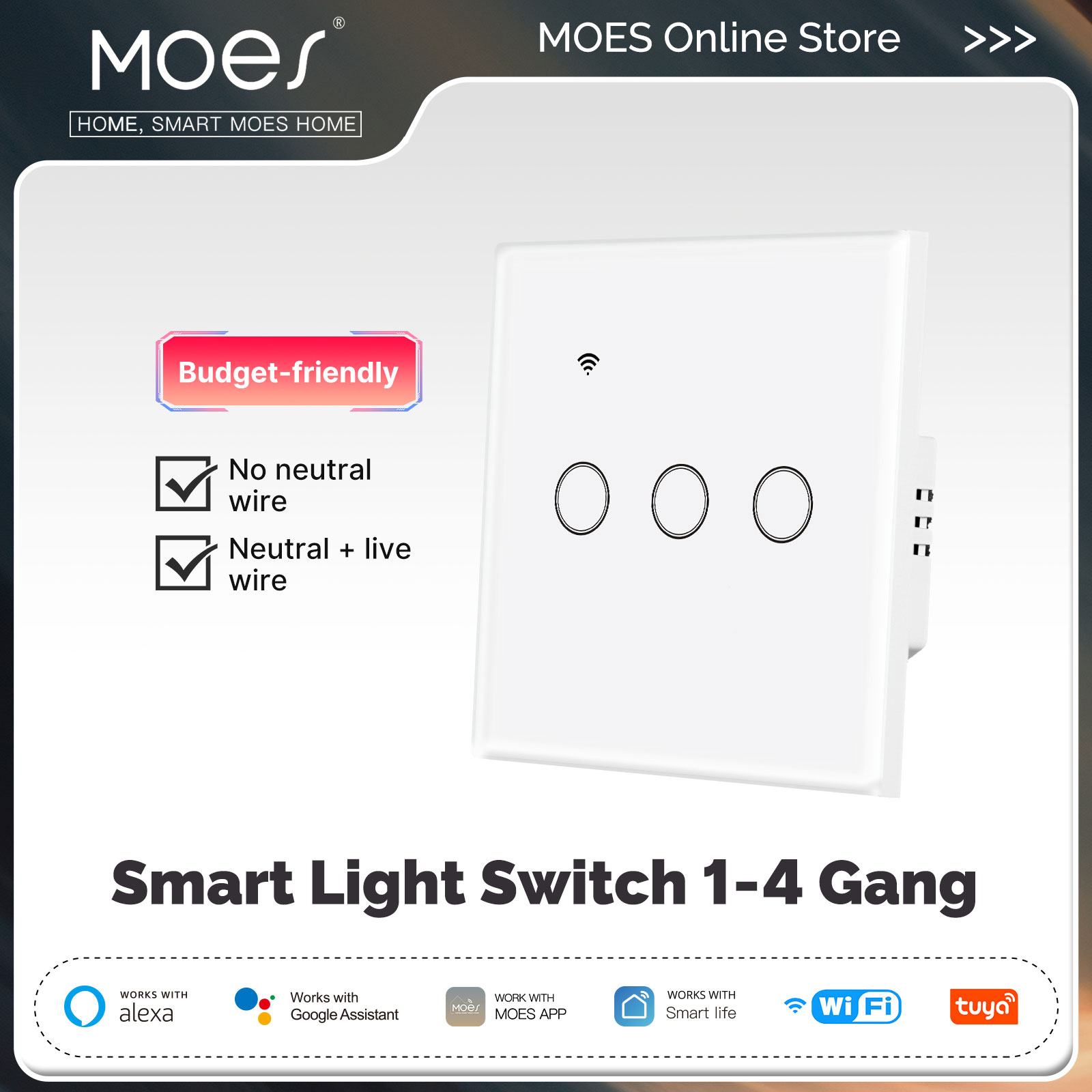 Tuya WiFi Smart Light Switch G – Smart Home Ac Bewertung und Preis