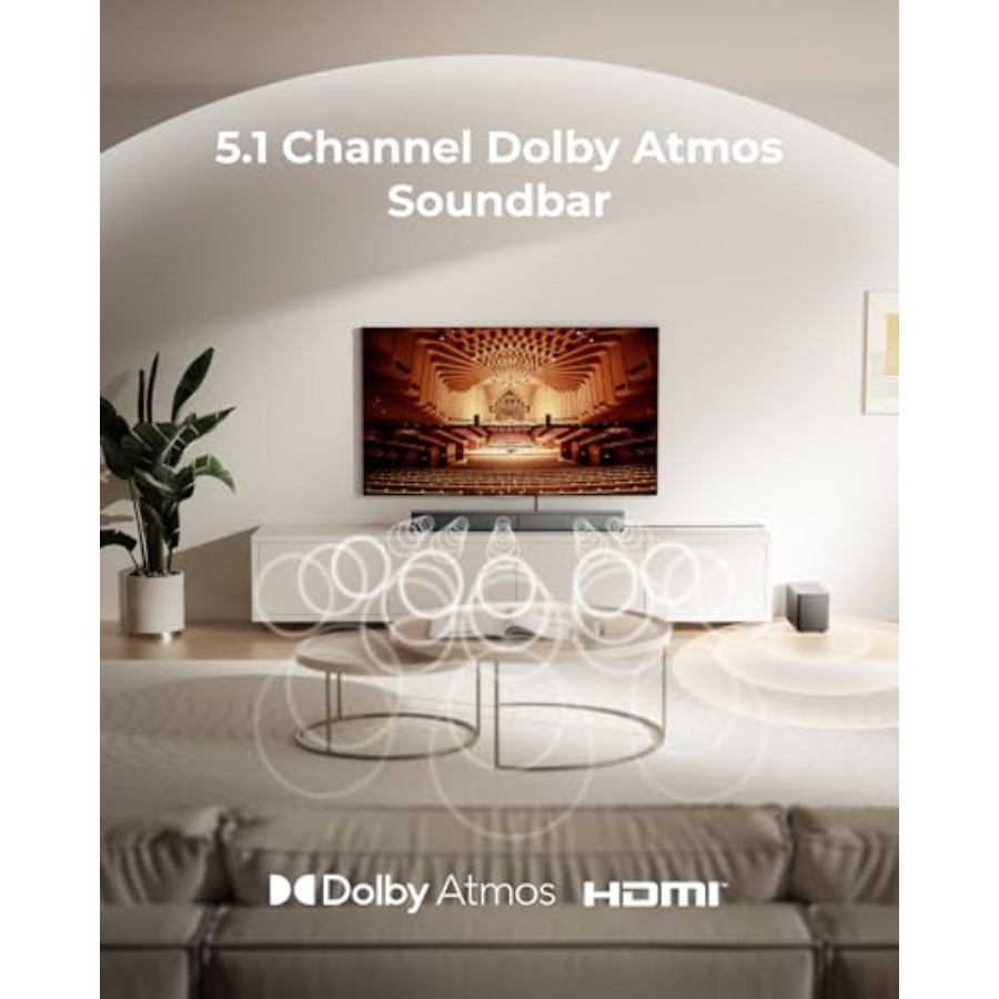 5.1CH Surround Sound Bar with  – Smart Home Theater Bewertung und Preis