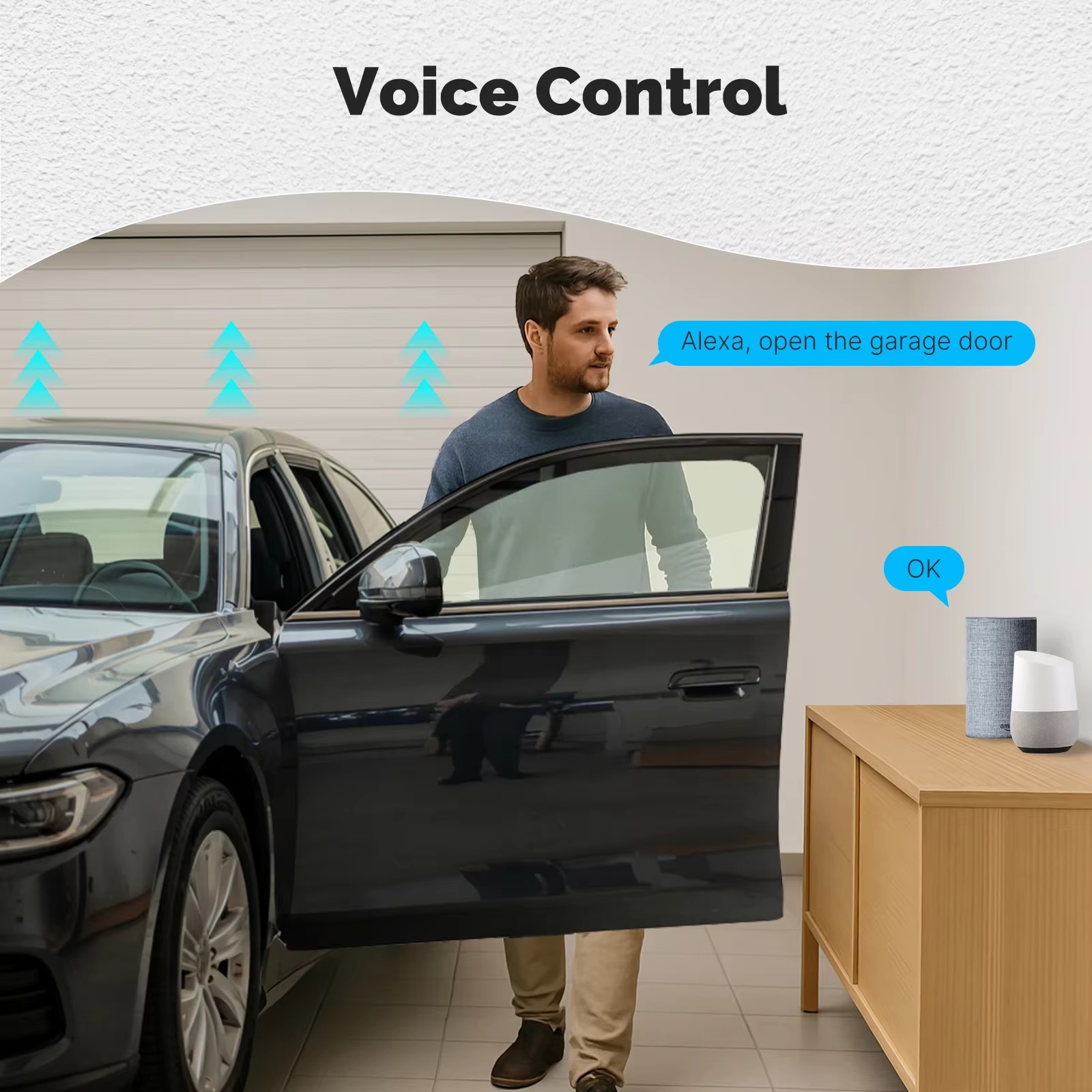 MOES Zigbee Garage Door Contro – Smart Home Google Assistant Bewertung und Preis
