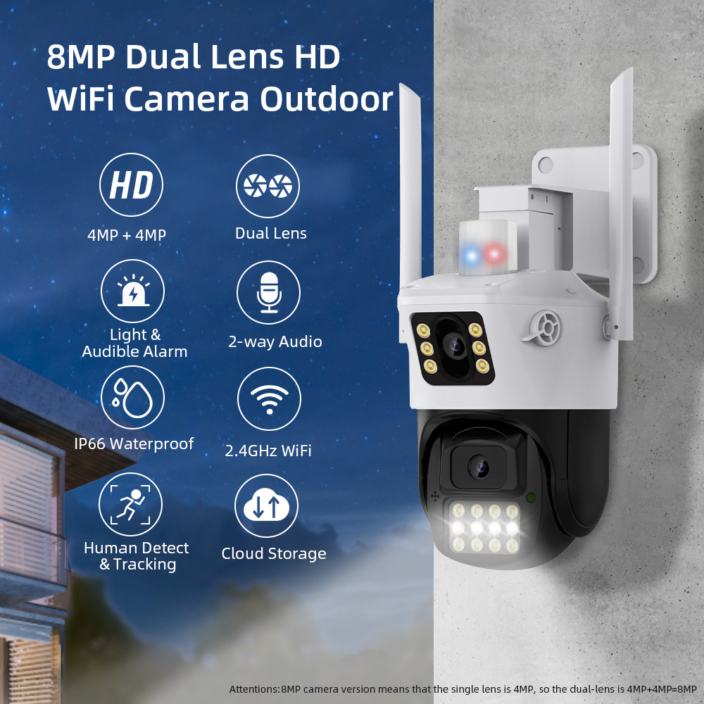 6MP 1296P iCsee APP Dual Lens  – Smart Home Windows App Bewertung und Preis
