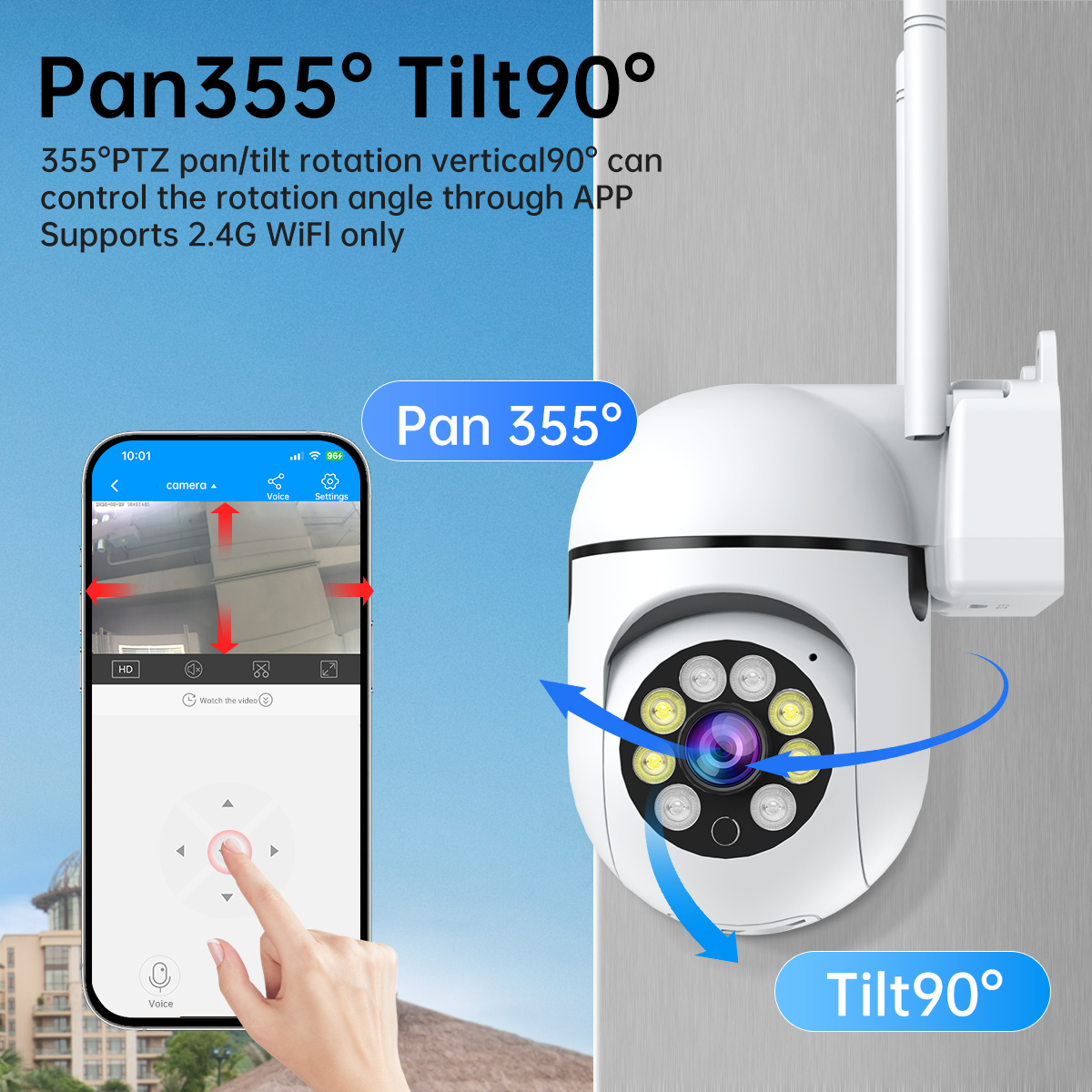JOOAN 1296P PTZ IP Camera Smar – Smart Home Cctv Camera Bewertung und Preis