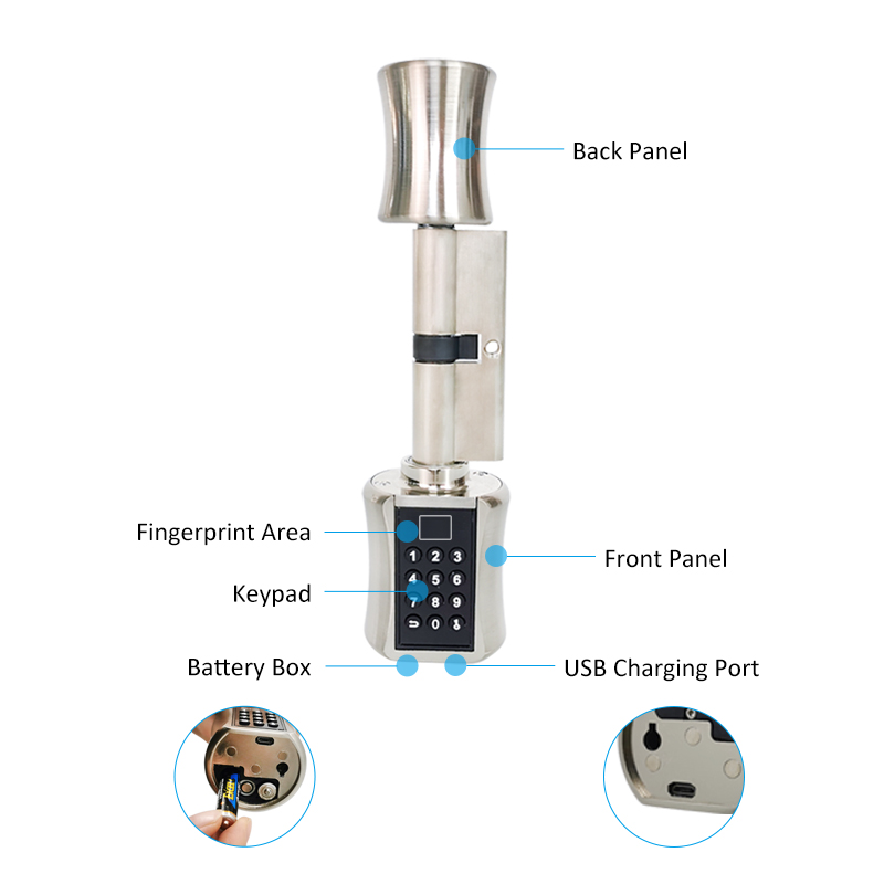 Fingerprint Smart Cylinder Loc – Airbnb Smart Home Bewertung und Preis