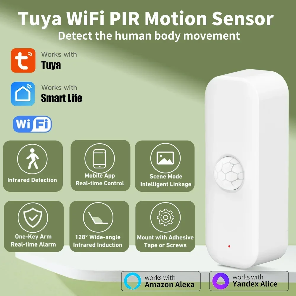 Tuya WiFI Motion Sensor PIR Sm – Smart Home Google Assistant Bewertung und Preis
