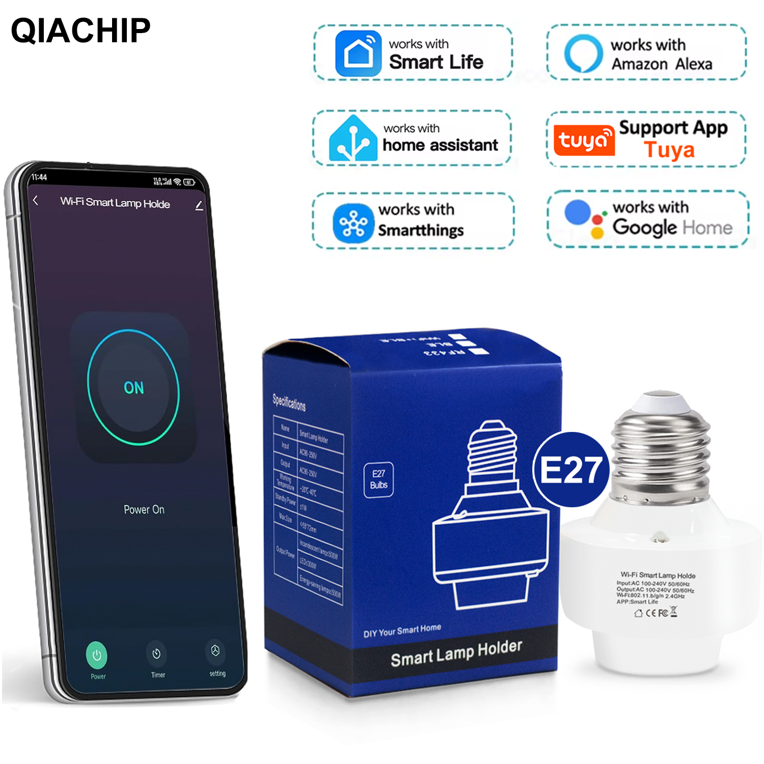 Tuya Smart E27 Socket Switch A – Smart Home Ac Bewertung und Preis