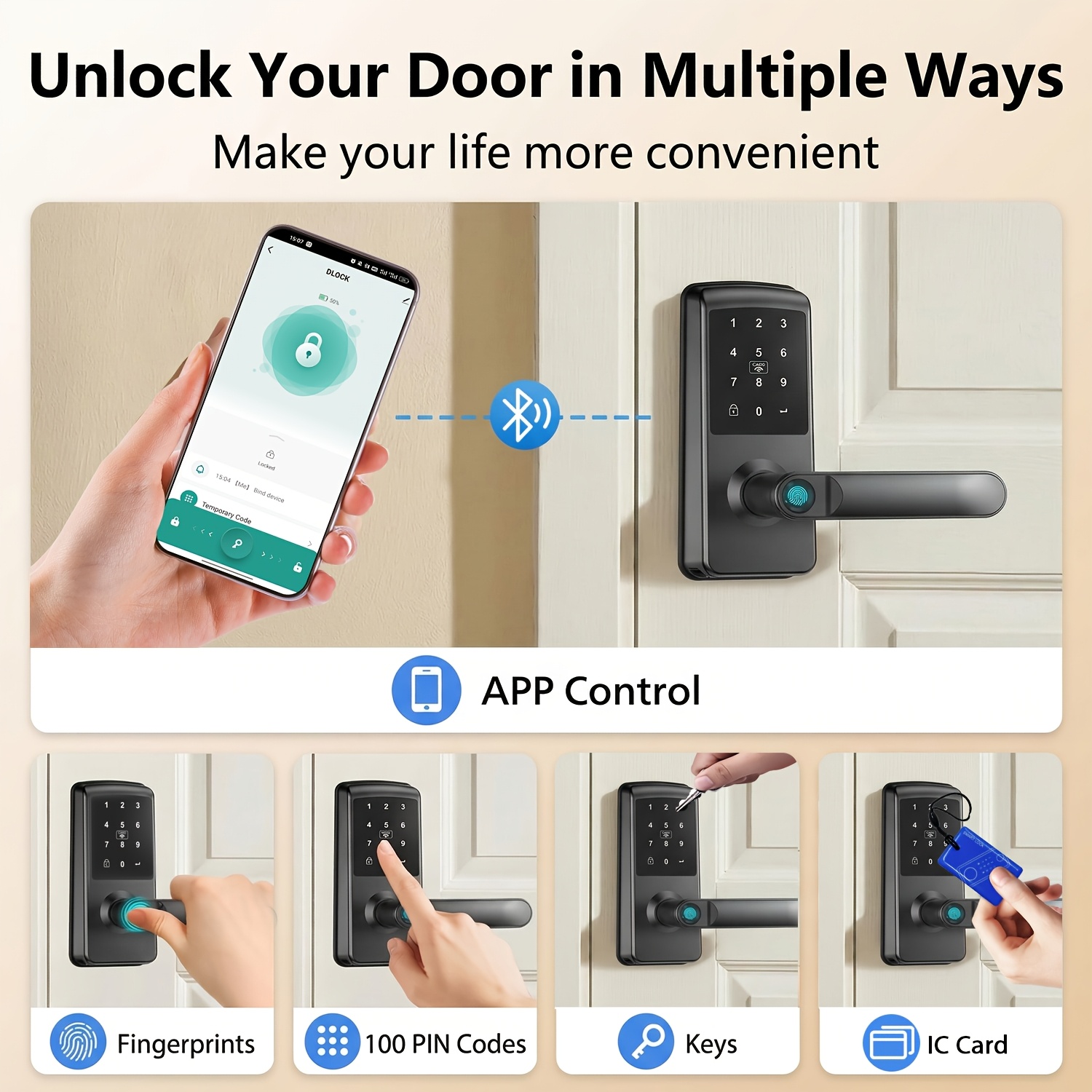 Fingerprint Smart Door Locks ( – Airbnb Smart Home Bewertung und Preis