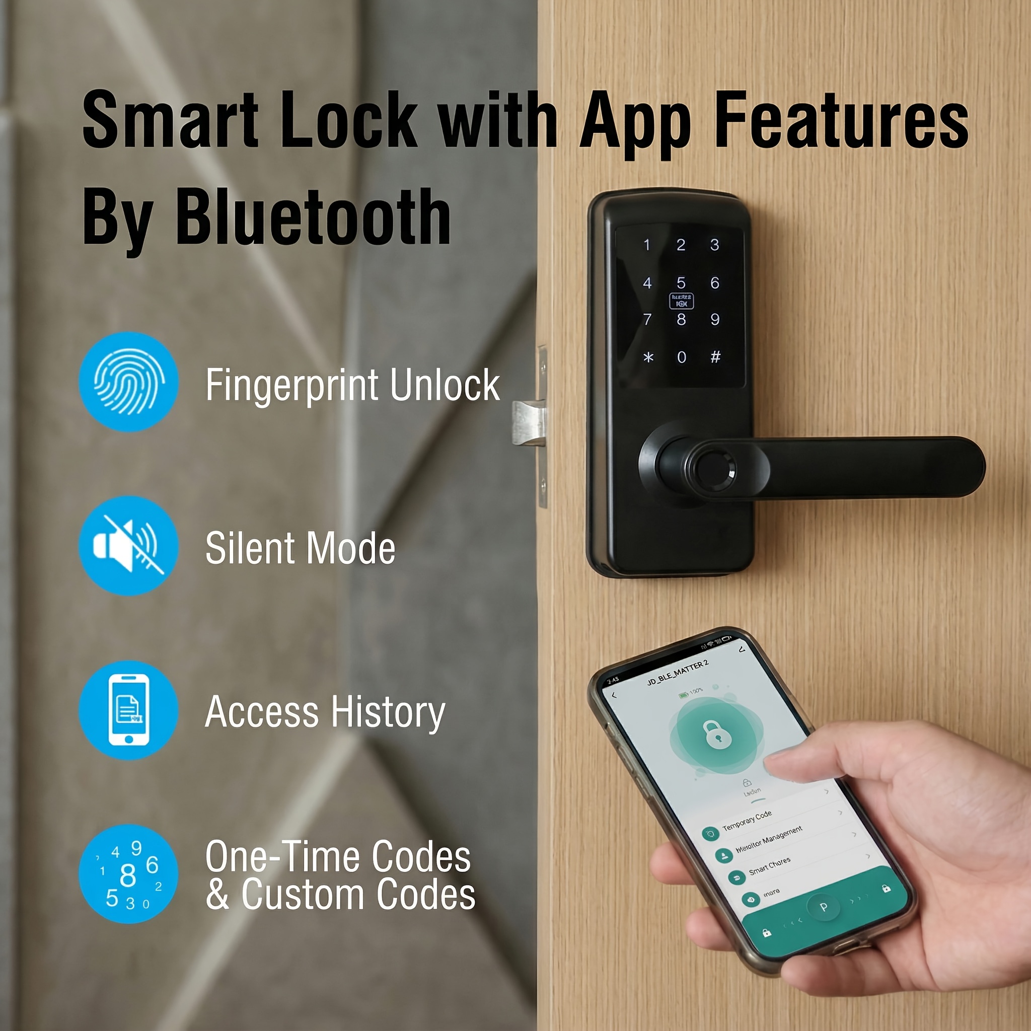 Fingerprint Smart Door Locks ( – Airbnb Smart Home Bewertung und Preis