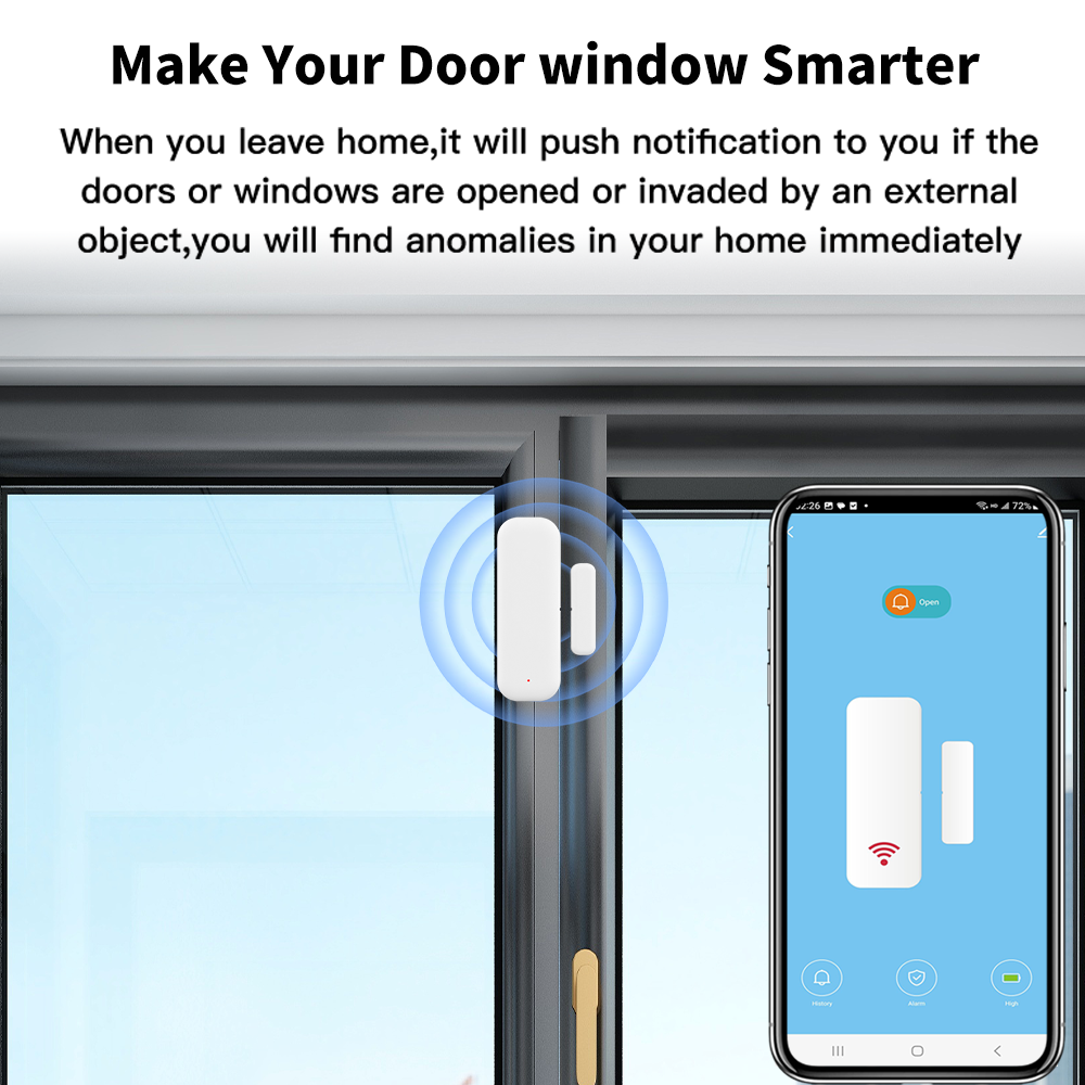 Tuya WiFi or ZigBee Door Windo – Smart Home Or Smart Home Bewertung und Preis