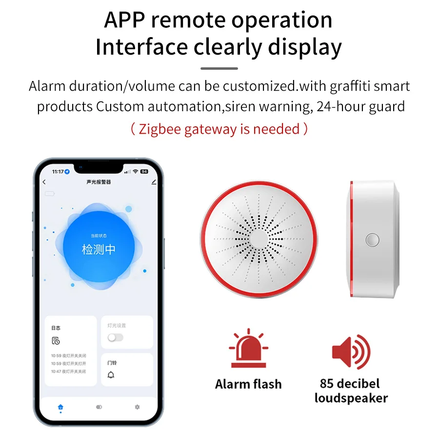 Tuya WiFi ZigBee Alarm Siren S – Smart Home Theater Bewertung und Preis